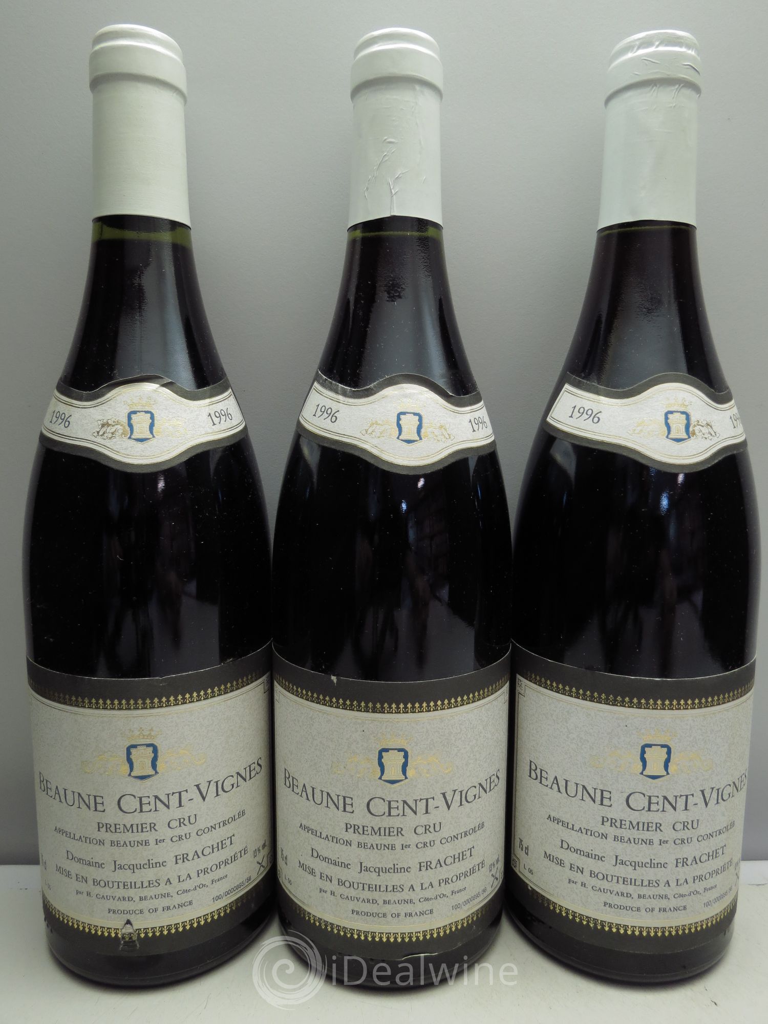 Beaune 1er Cru Jacqueline Frachet 1996 - Posten von 3 Flaschen - 0