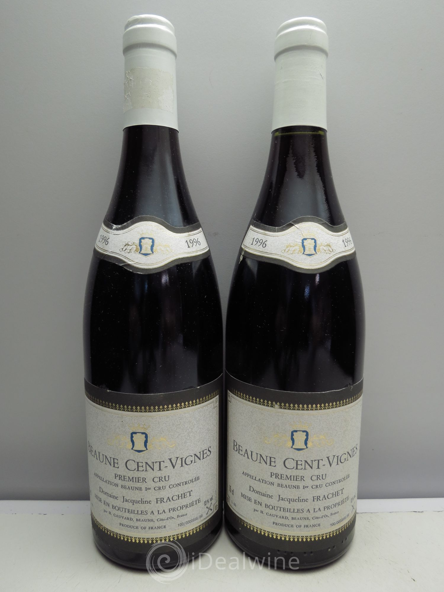 Beaune 1er Cru Jacqueline Frachet 1996 - Lot de 2 bouteilles - 0
