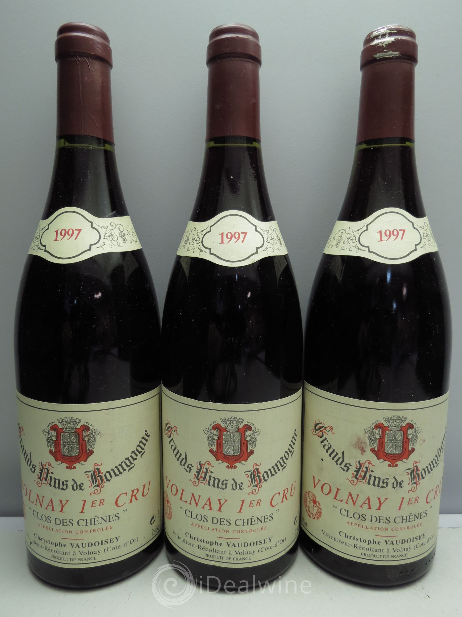 Volnay 1er Cru 1997 - Lot de 3 bouteilles - 0