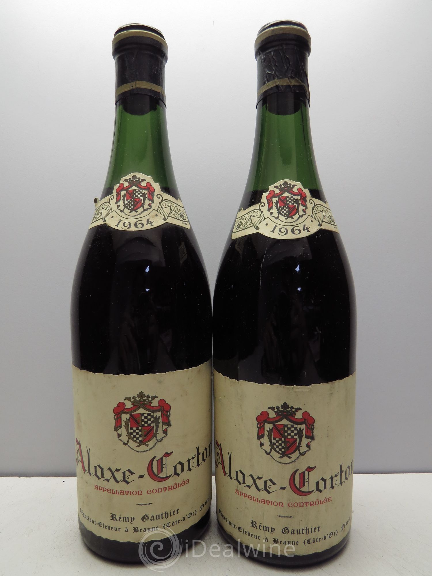 Aloxe-Corton R.Gauthier 1964 - Lot de 2 bouteilles - 0