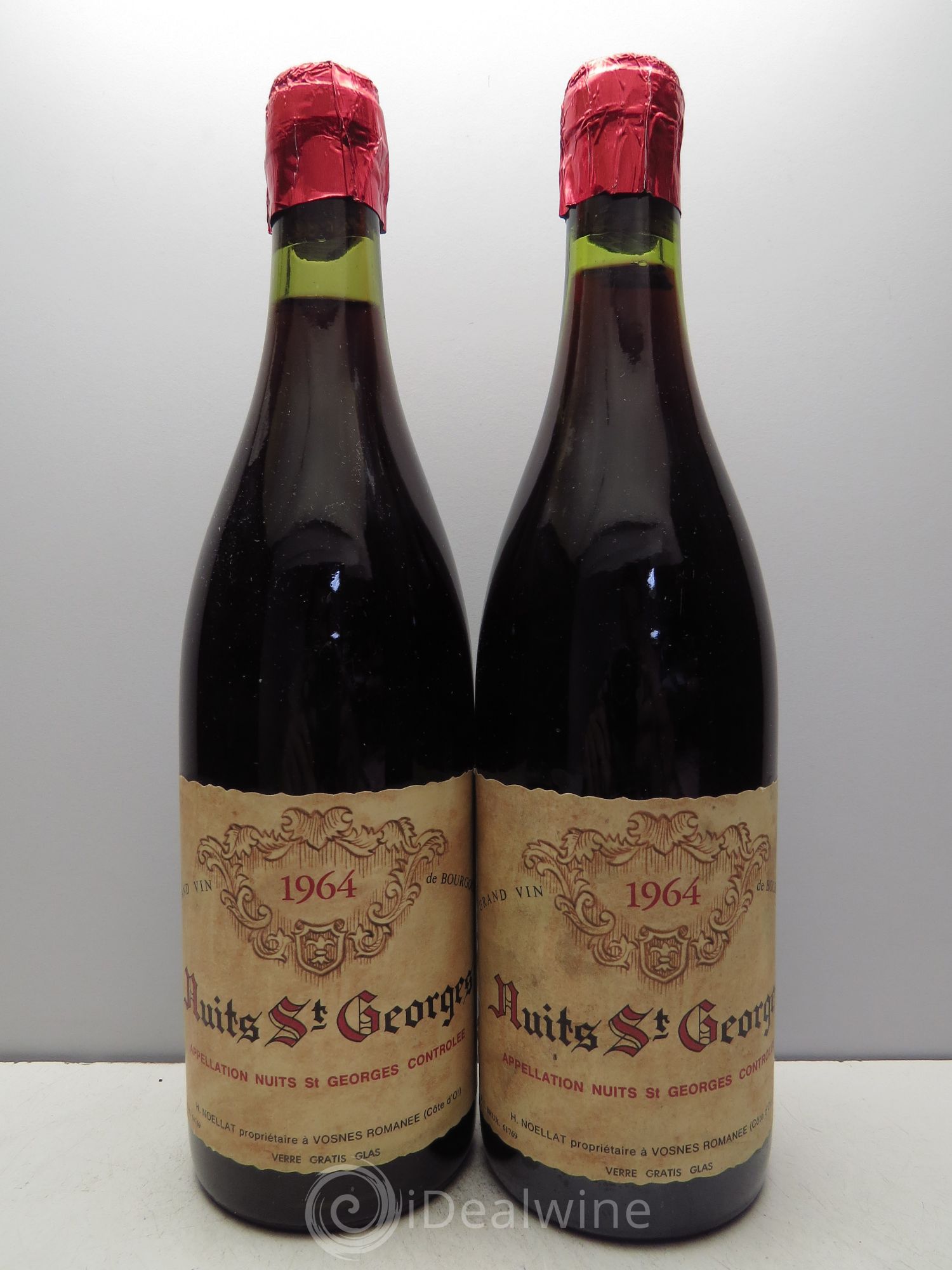 Nuits-Saint-Georges Noellat 1964 - Lot de 2 bouteilles - 0