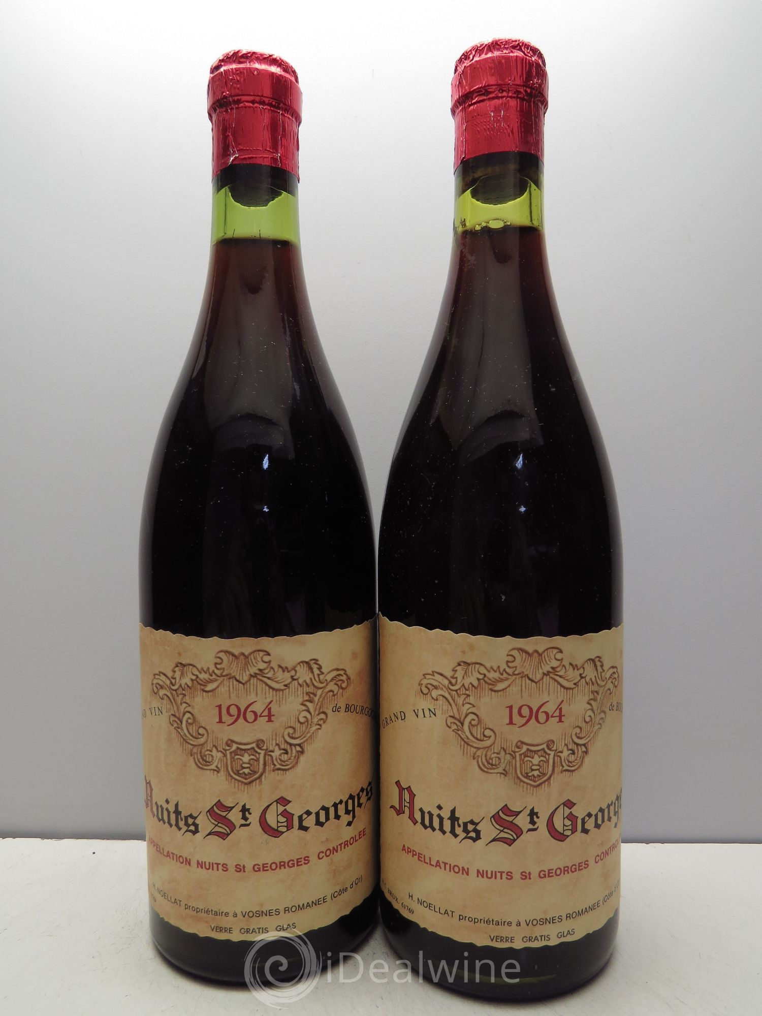 Nuits-Saint-Georges Noellat 1964 - Lot de 2 bouteilles - 0