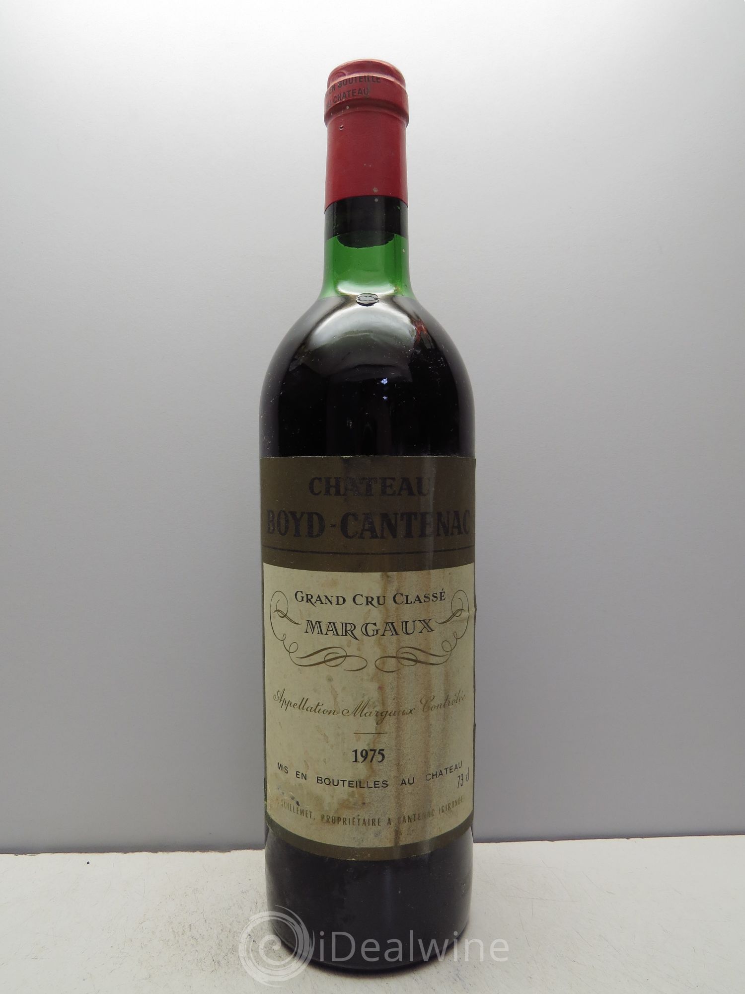 Château Boyd Cantenac 3ème Grand Cru Classé 1975 - Lot de 1 bouteille - 0