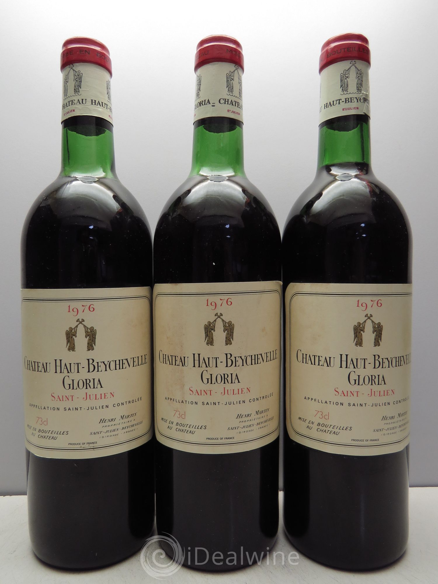 Saint-Julien Haut Beychevelle Gloria 1976 - Posten von 3 Flaschen - 0