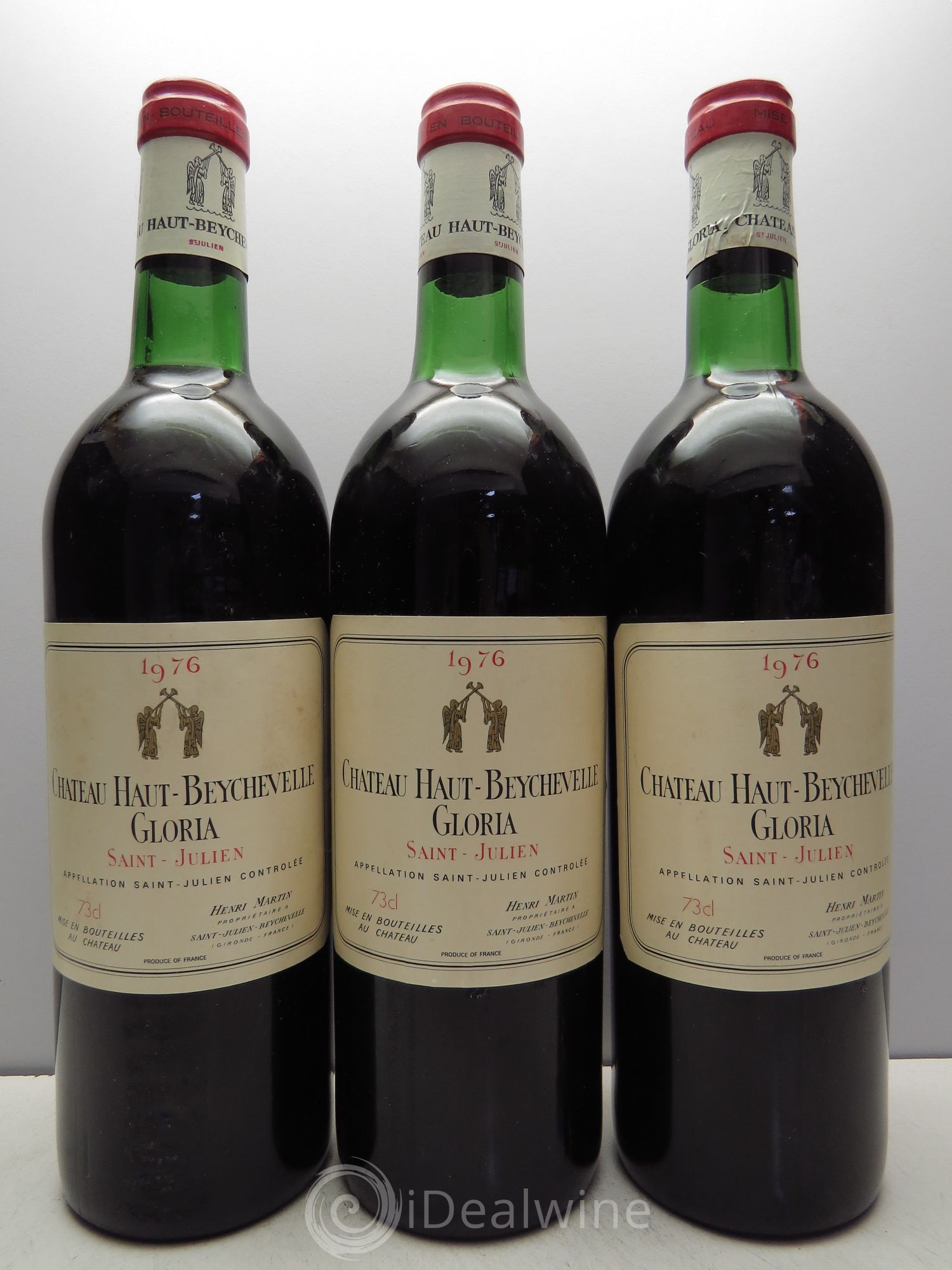 Saint-Julien Haut Beychevelle Gloria 1976 - Posten von 3 Flaschen - 0