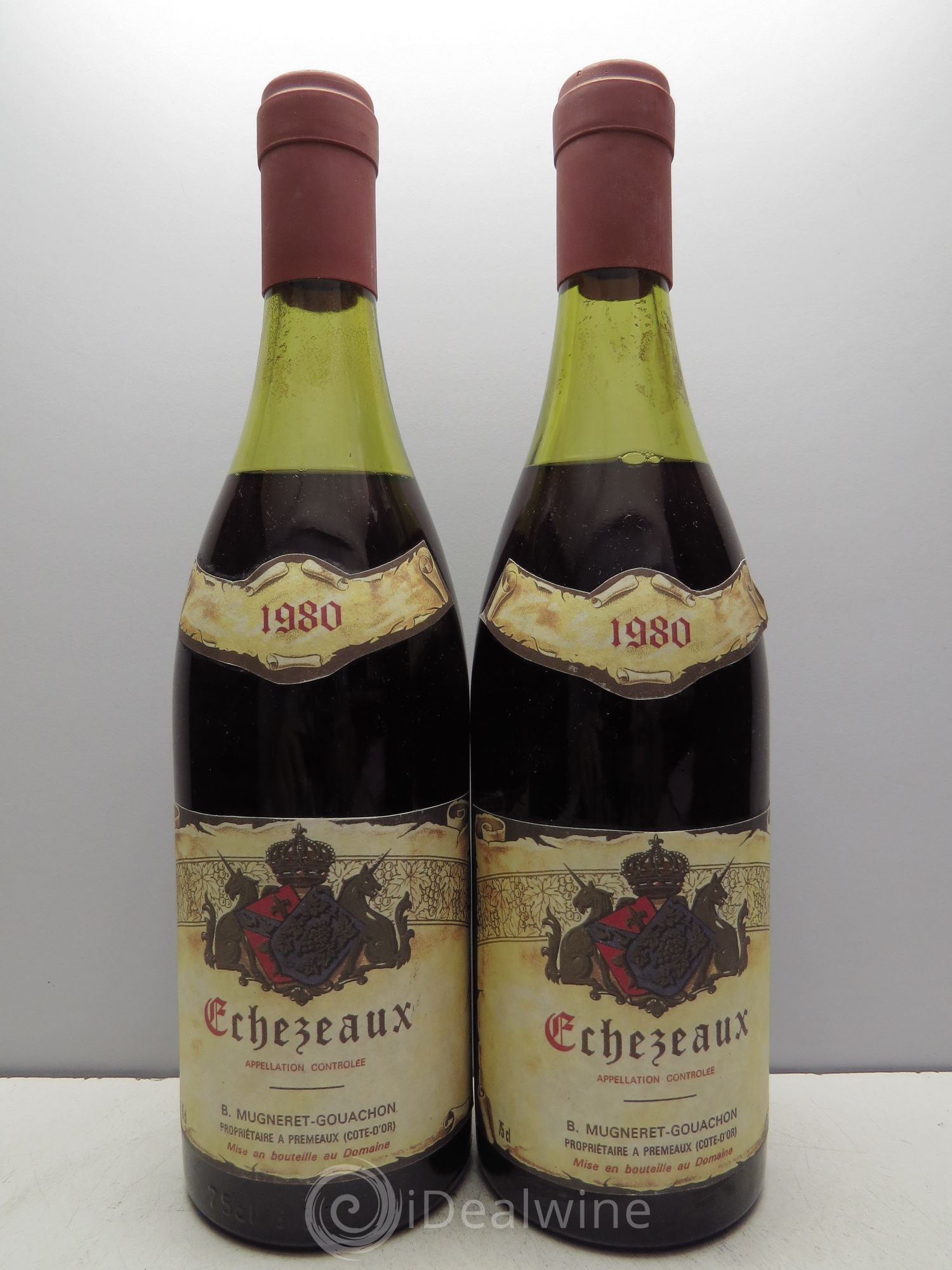 Echezeaux Grand Cru Mugneret Gouachon 1980 - Posten von 2 Flaschen - 0