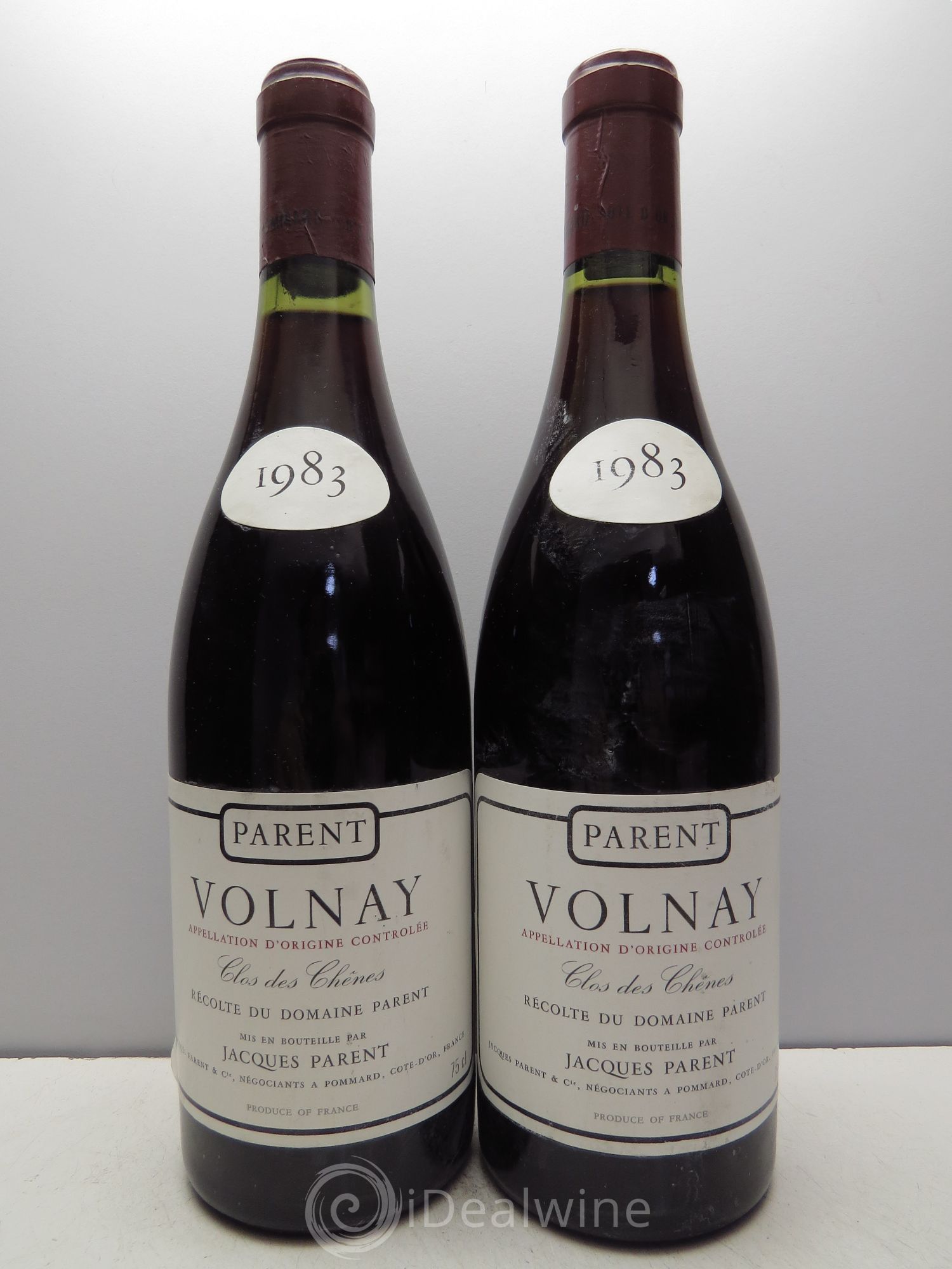 Volnay 1er Cru Jacques Parent 1983 - Lot de 2 bouteilles - 0