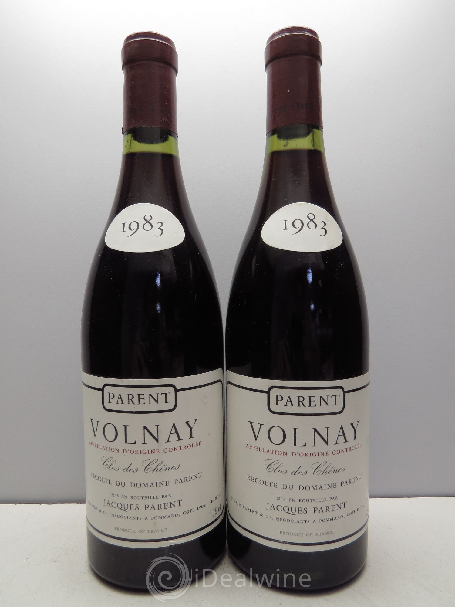 Volnay 1er Cru Jacques Parent 1983 - Lot de 2 bouteilles - 0