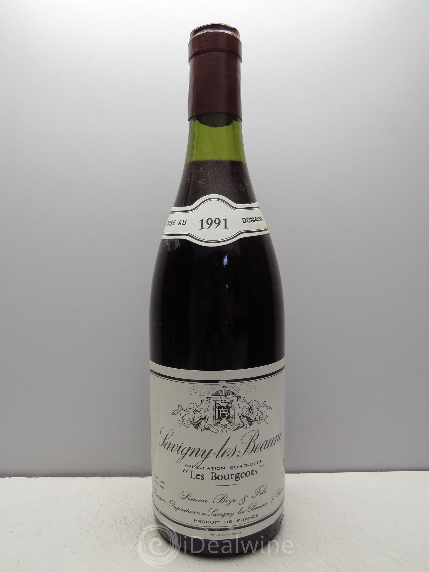 Savigny-lès-Beaune Les Bourgeots Simon Bize & Fils 1991 - Lot de 6 bouteilles - 0