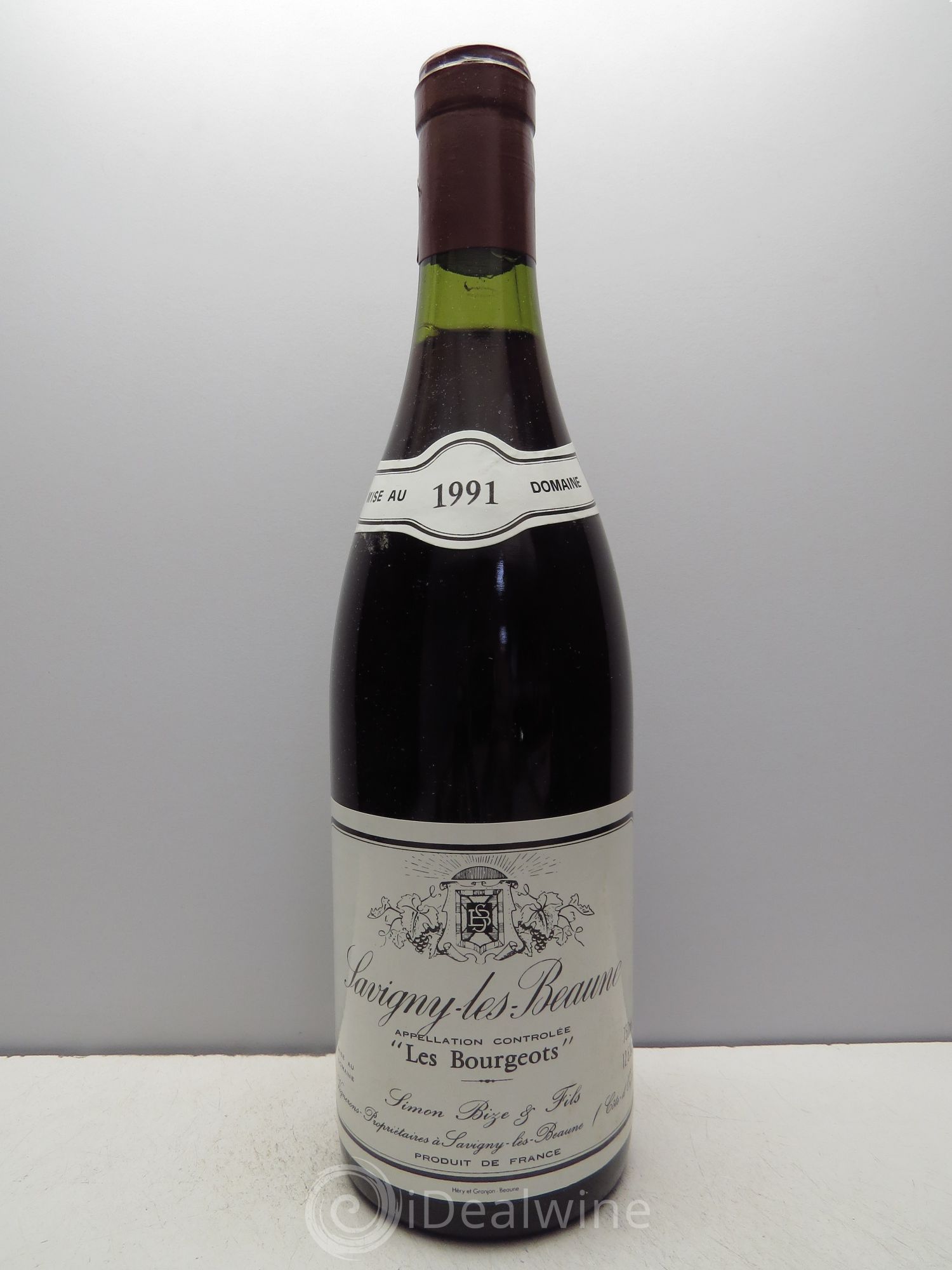 Savigny-lès-Beaune Les Bourgeots Simon Bize & Fils 1991 - Lot de 1 bouteille - 0