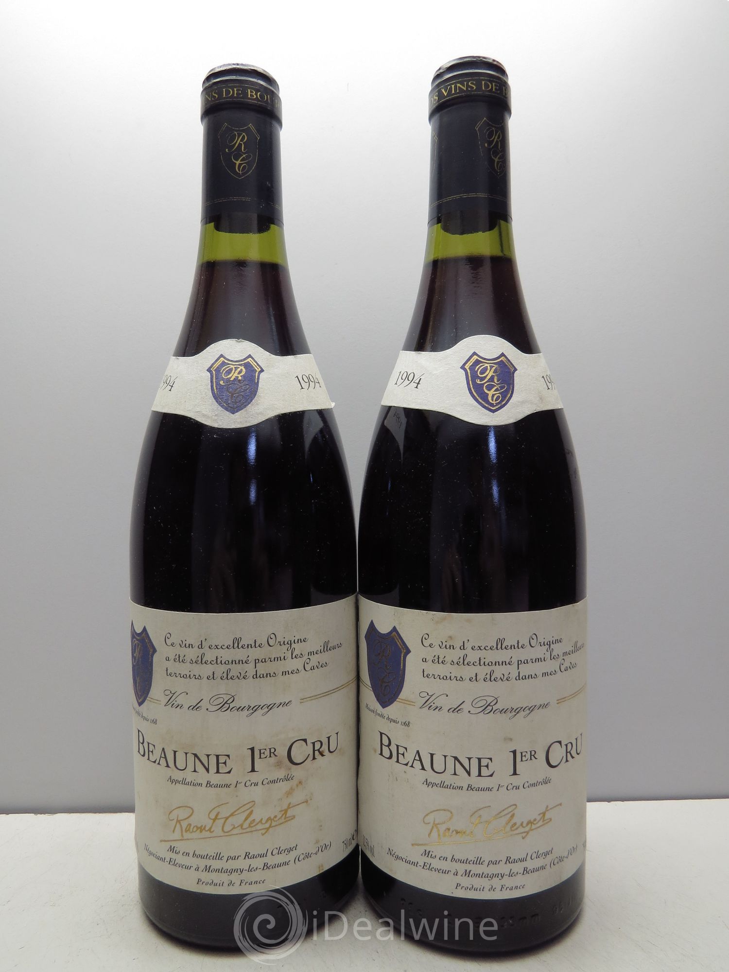 Beaune 1er Cru Raoul Clergé 1994 - Posten von 2 Flaschen - 0
