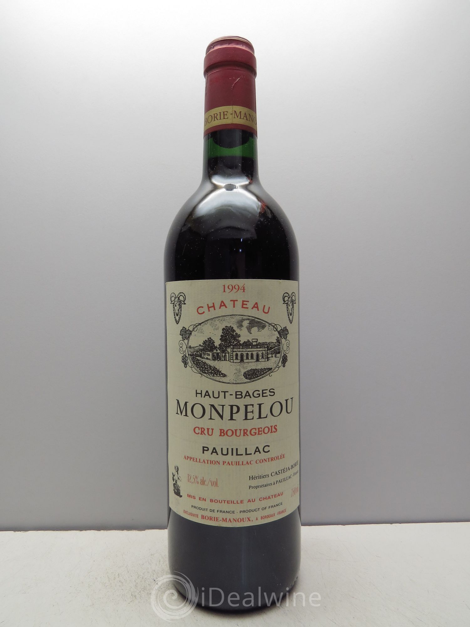 Château Haut Bages Monpelou Cru Bourgeois 1994 - Lot de 1 bouteille - 0