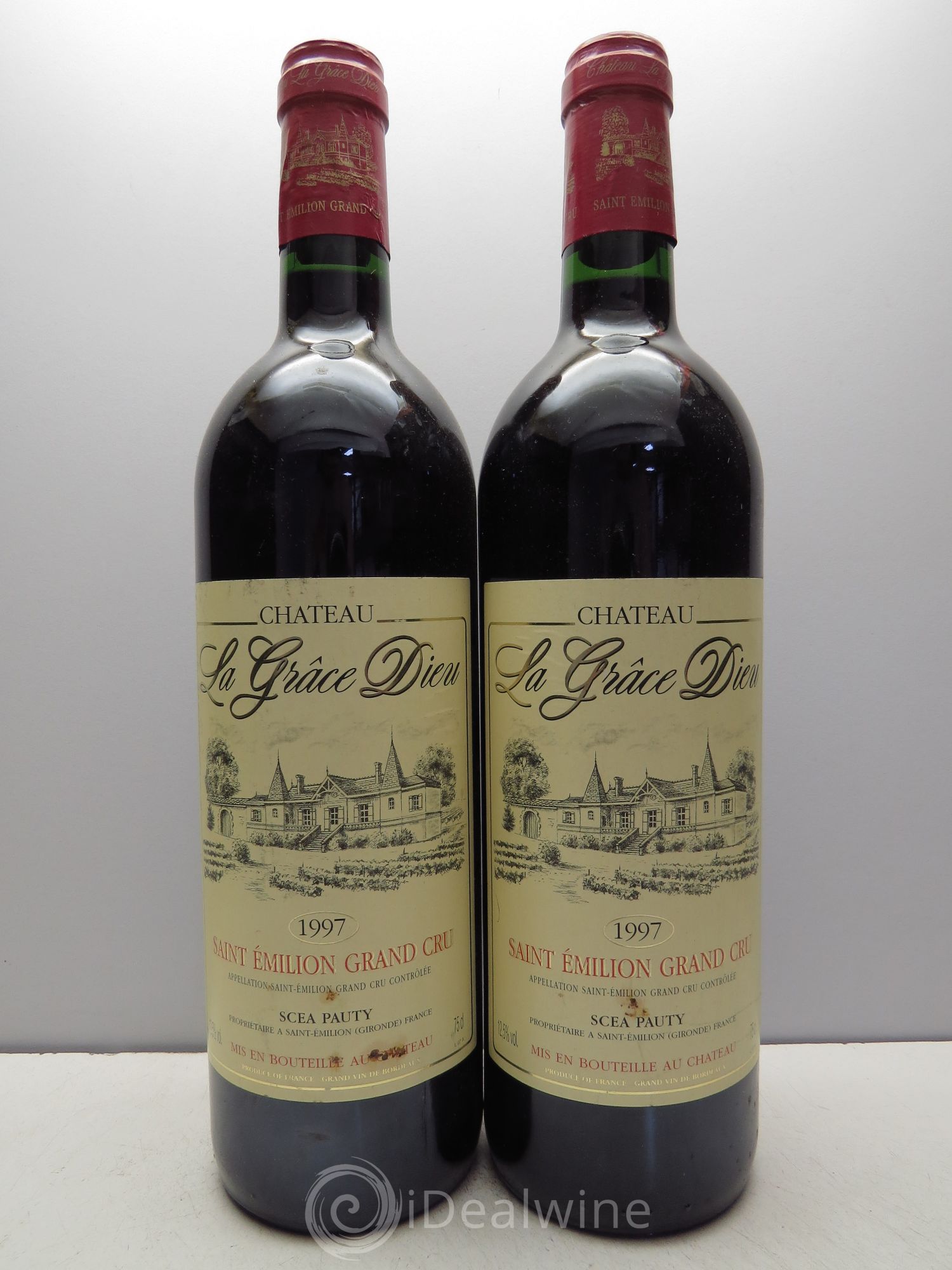 Château la Grâce Dieu 1997 - Lot de 2 bouteilles - 0