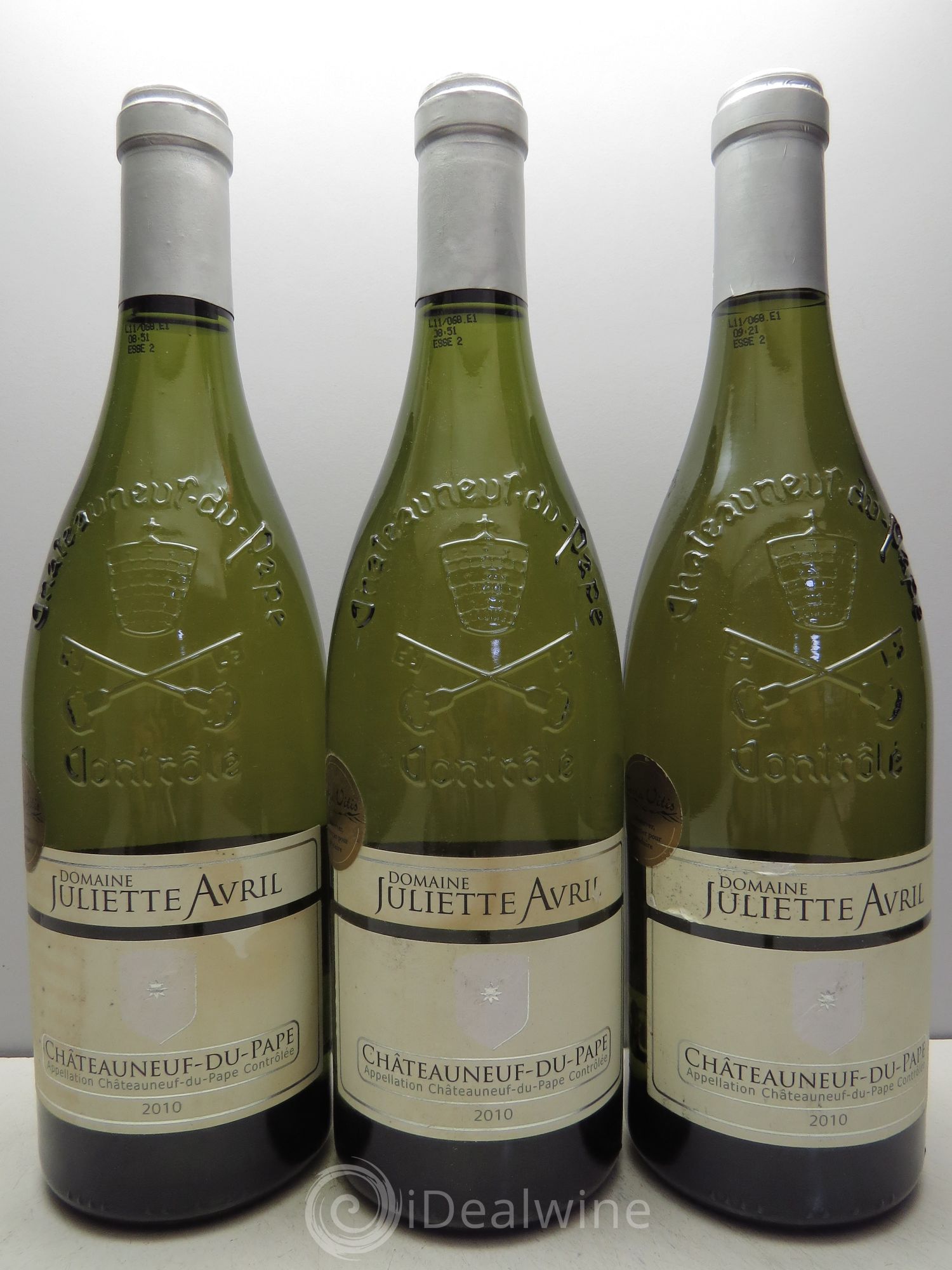 Châteauneuf-du-Pape Juliette Avril 2010 - Posten von 3 Flaschen - 0