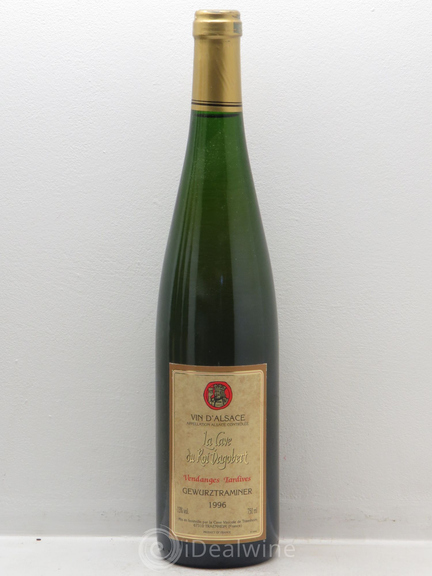 Gewurztraminer Vendanges Tardives la Cave du Roi Dagobert (sans prix de réserve) 1996 - Lotto di 1 bottiglia - 0