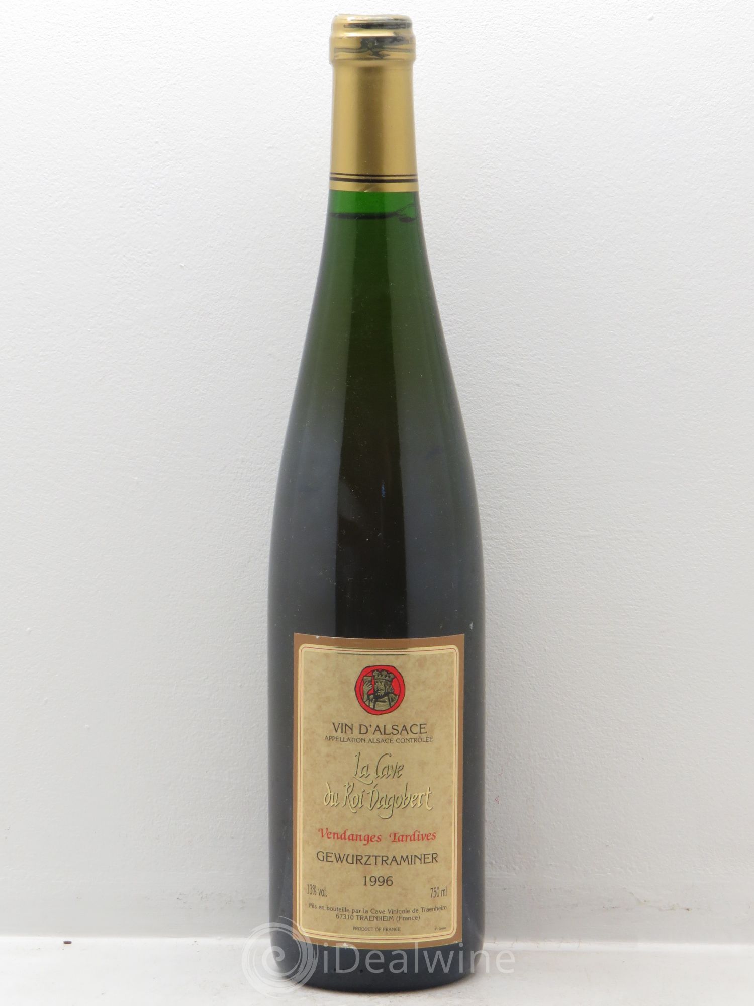 Gewurztraminer Vendanges Tardives la Cave du Roi Dagobert (sans prix de réserve) 1996 - Lotto di 1 bottiglia - 0