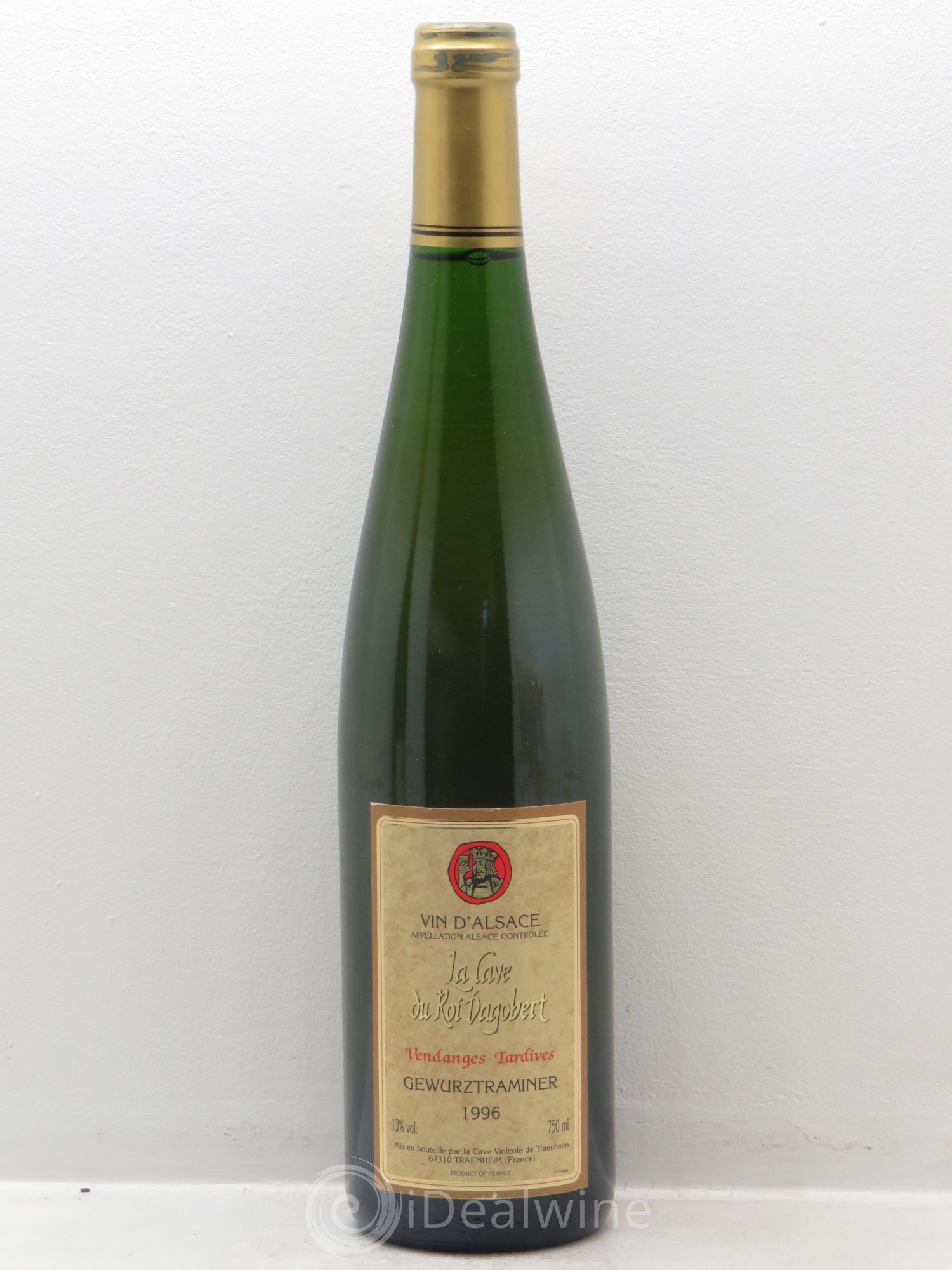 Gewurztraminer Vendanges Tardives la Cave du Roi Dagobert (sans prix de réserve) 1996 - Lotto di 1 bottiglia - 0