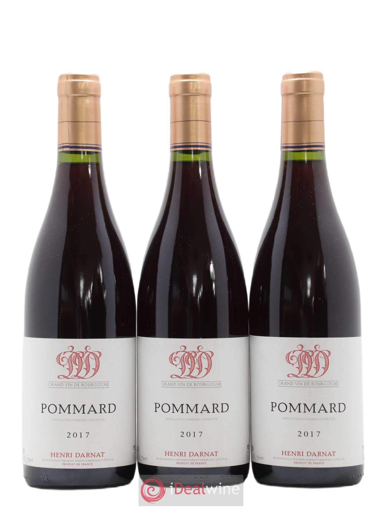 Pommard Henri Darnat 2017 - Lot de 3 bouteilles - 0