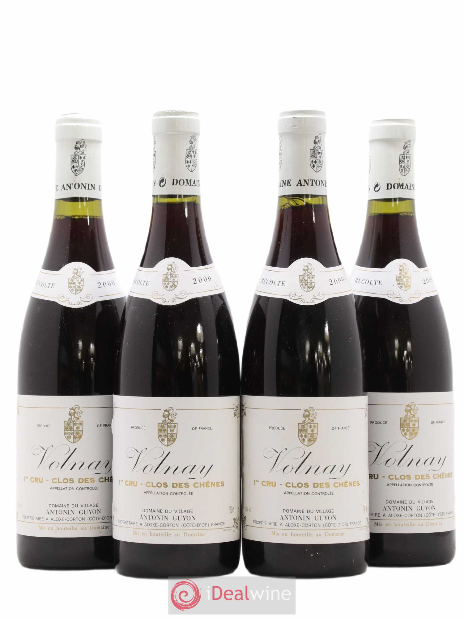 Volnay 1er Cru Clos Des Chênes Antonin Guyon 2000 - Posten von 4 Flaschen - 0