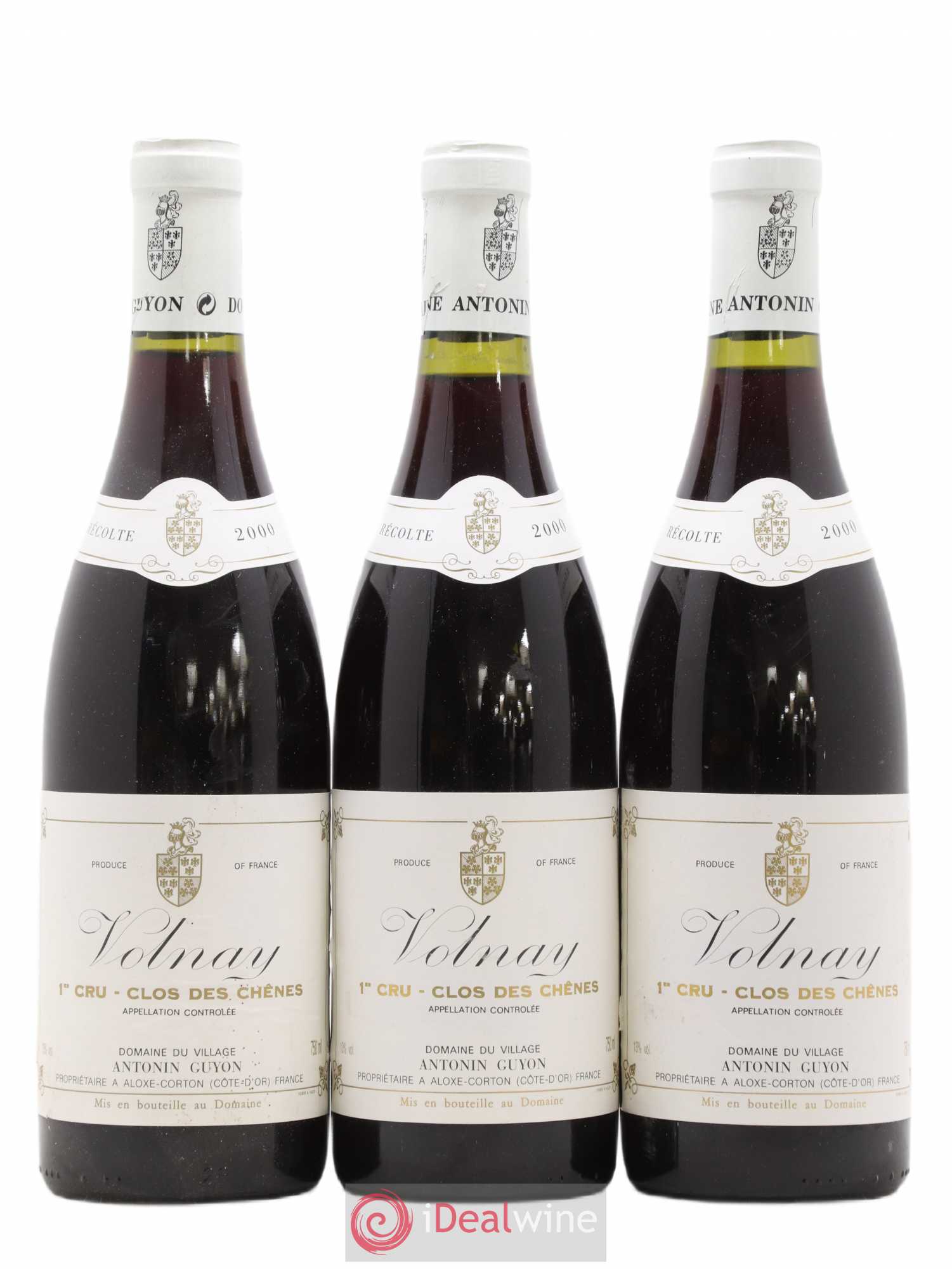 Volnay 1er Cru Clos Des Chênes Antonin Guyon 2000 - Posten von 3 Flaschen - 0