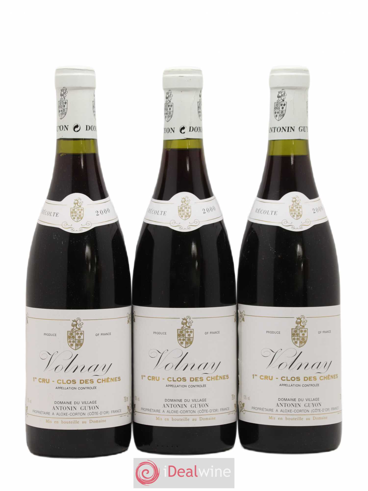 Volnay 1er Cru Clos des Chênes Antonin Guyon 2000 - Posten von 3 Flaschen - 0