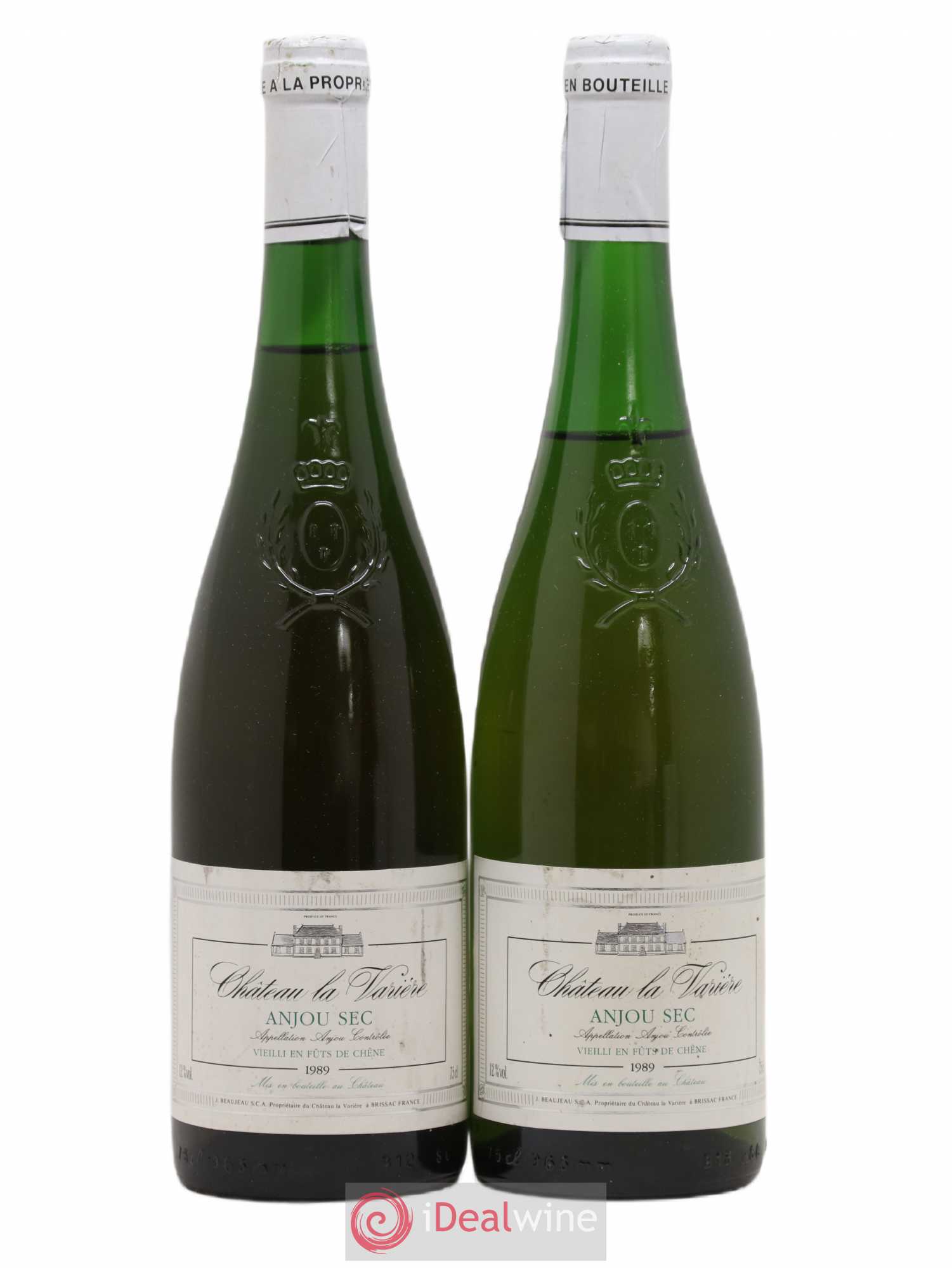 Anjou Château La Variere 1989 - Lot de 2 bouteilles - 0