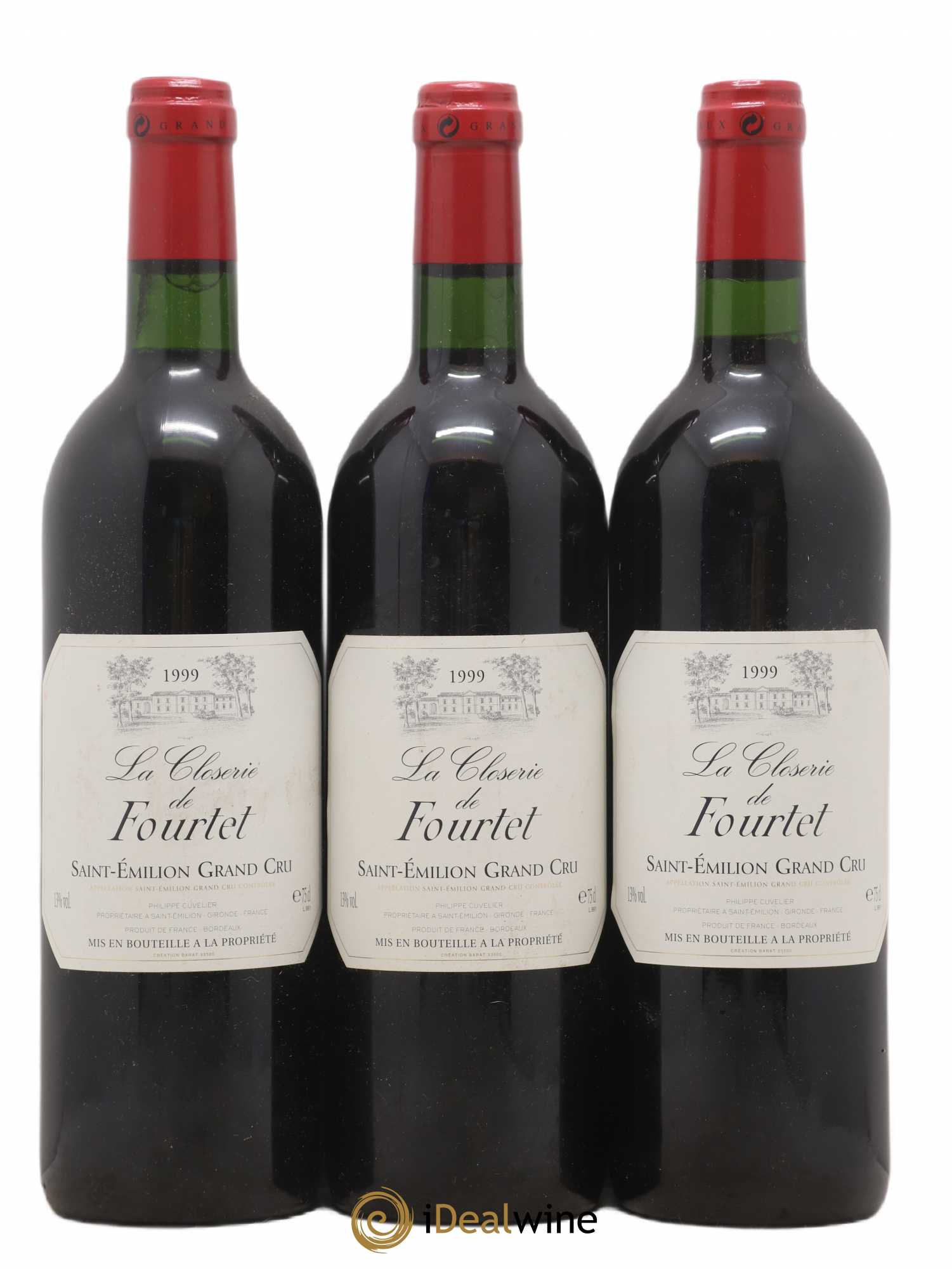 La Closerie de Fourtet 1999 - Lot de 3 bouteilles - 0