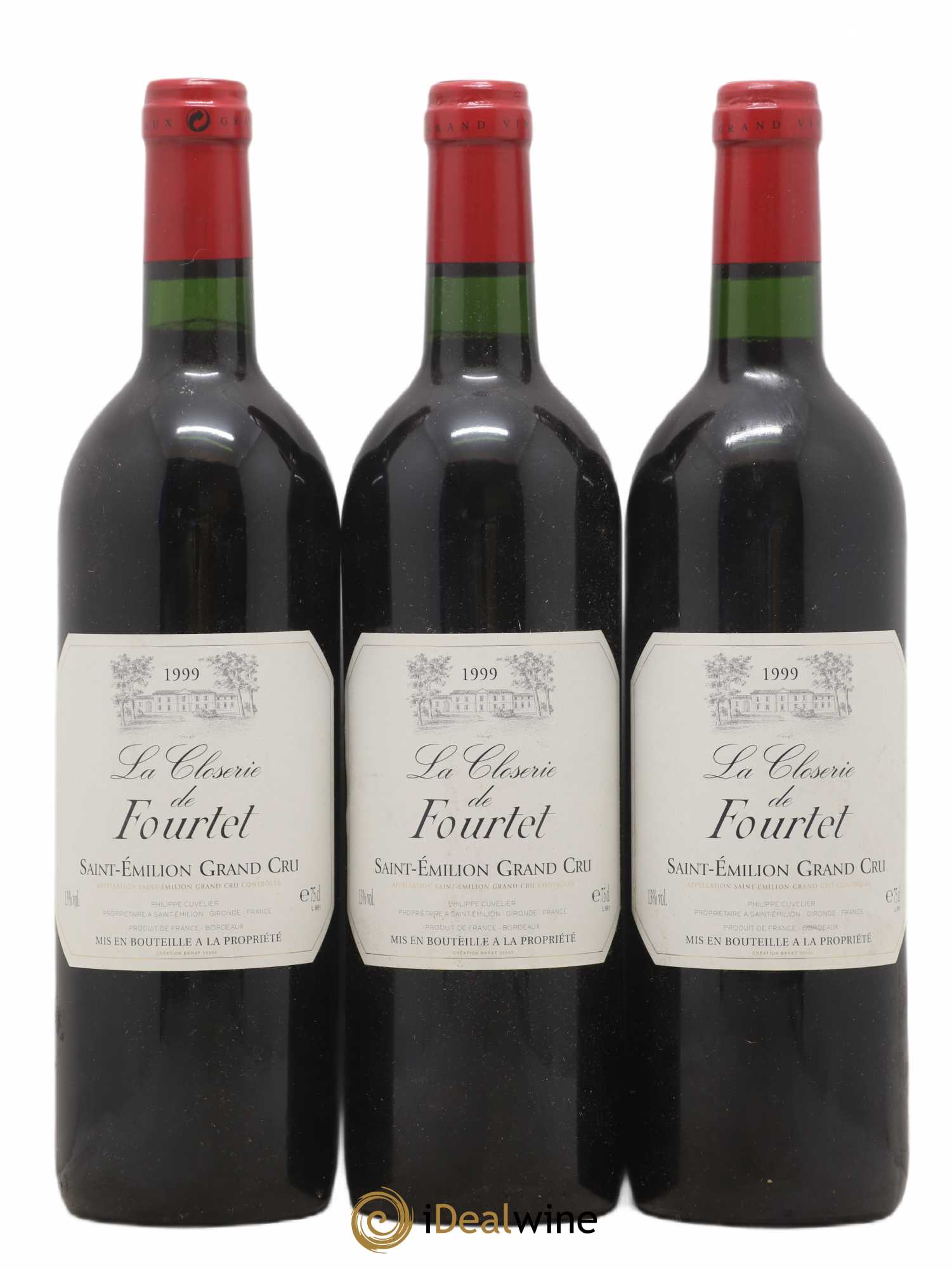 La Closerie de Fourtet 1999 - Lot de 3 bouteilles - 0