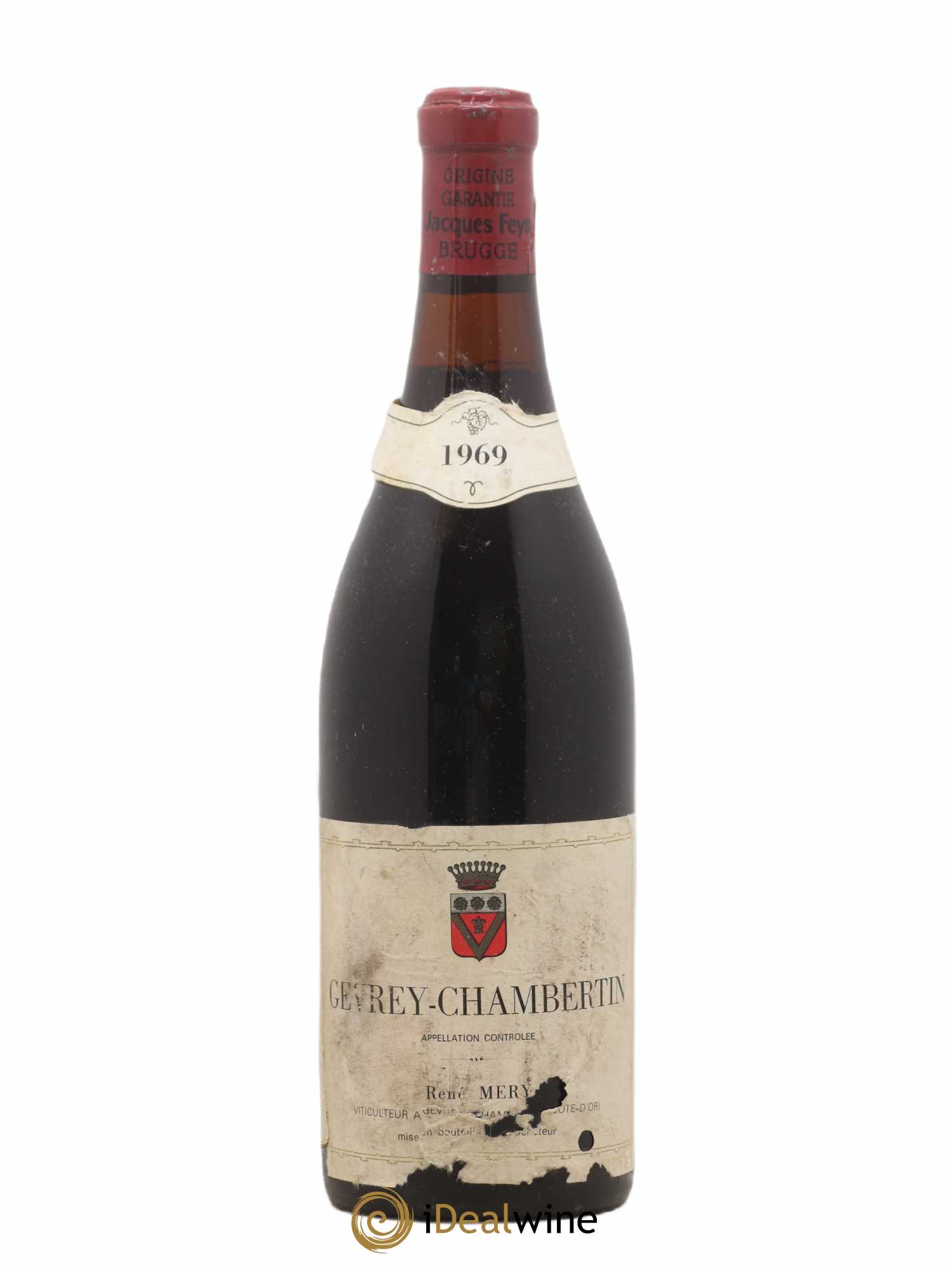 Gevrey-Chambertin René Mery 1969 - Lot de 1 bouteille - 0