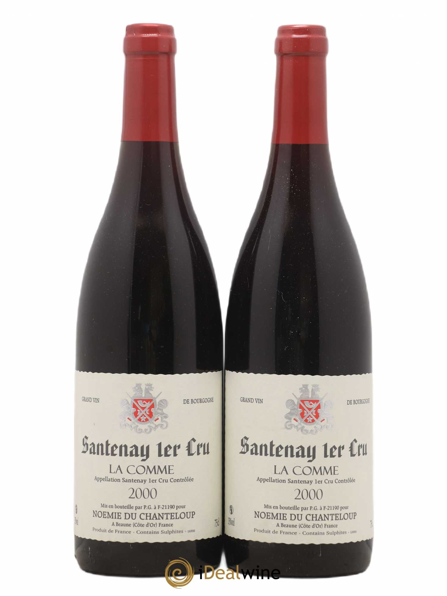 Santenay 1er Cru La Comme Noémie de Chanteloup 2000 - Posten von 2 Flaschen - 0