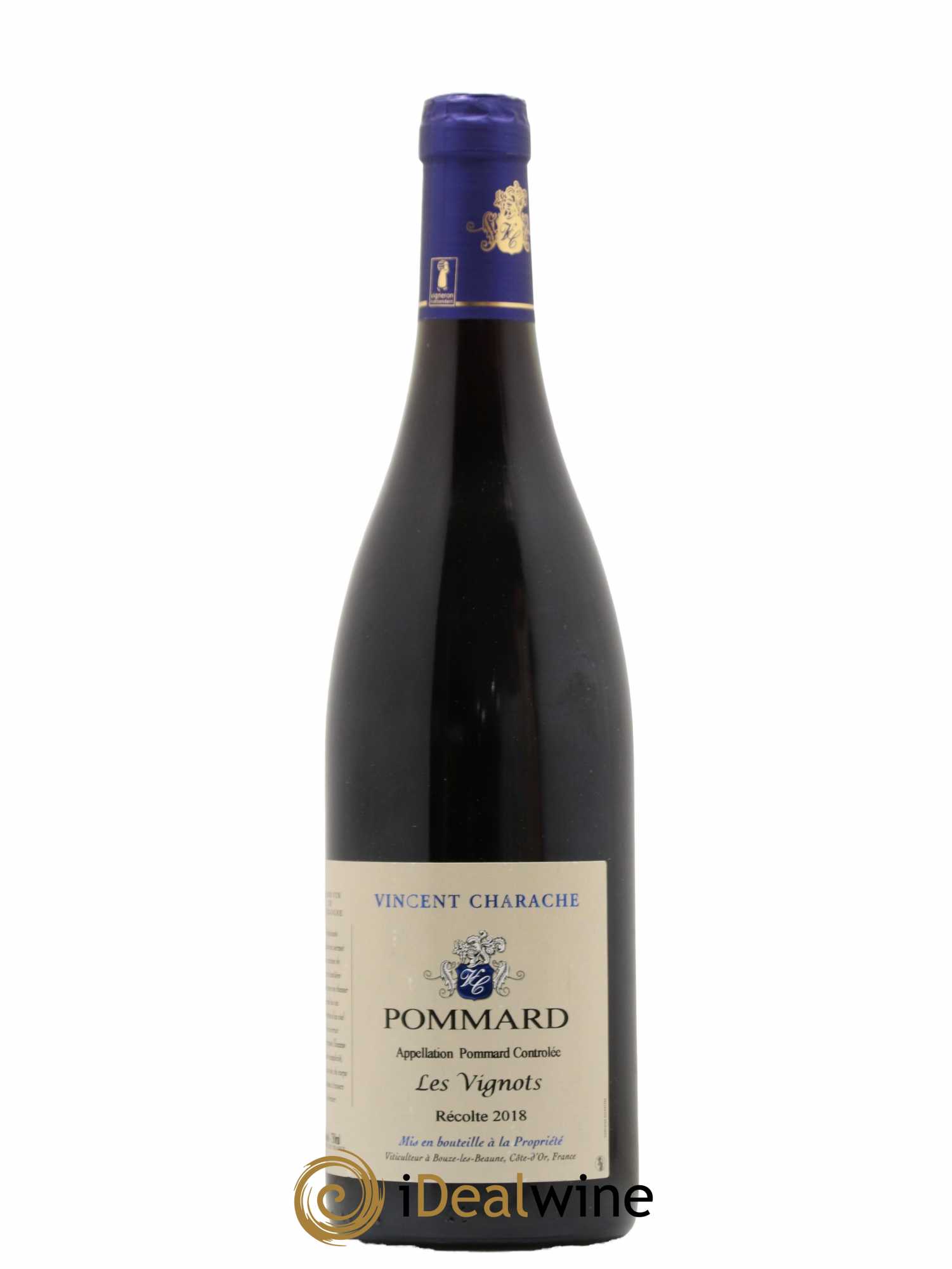 Pommard Les Vignots Vincent Charache 2018 - Lot of 1 bottle - 0