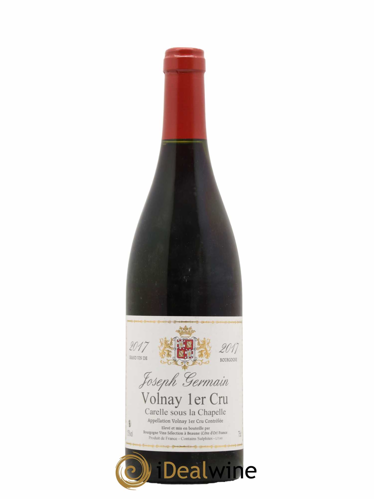 Volnay 1er Cru Carelle Sous La Chapelle Joseph Germain 2017 - Lot de 1 bouteille - 0