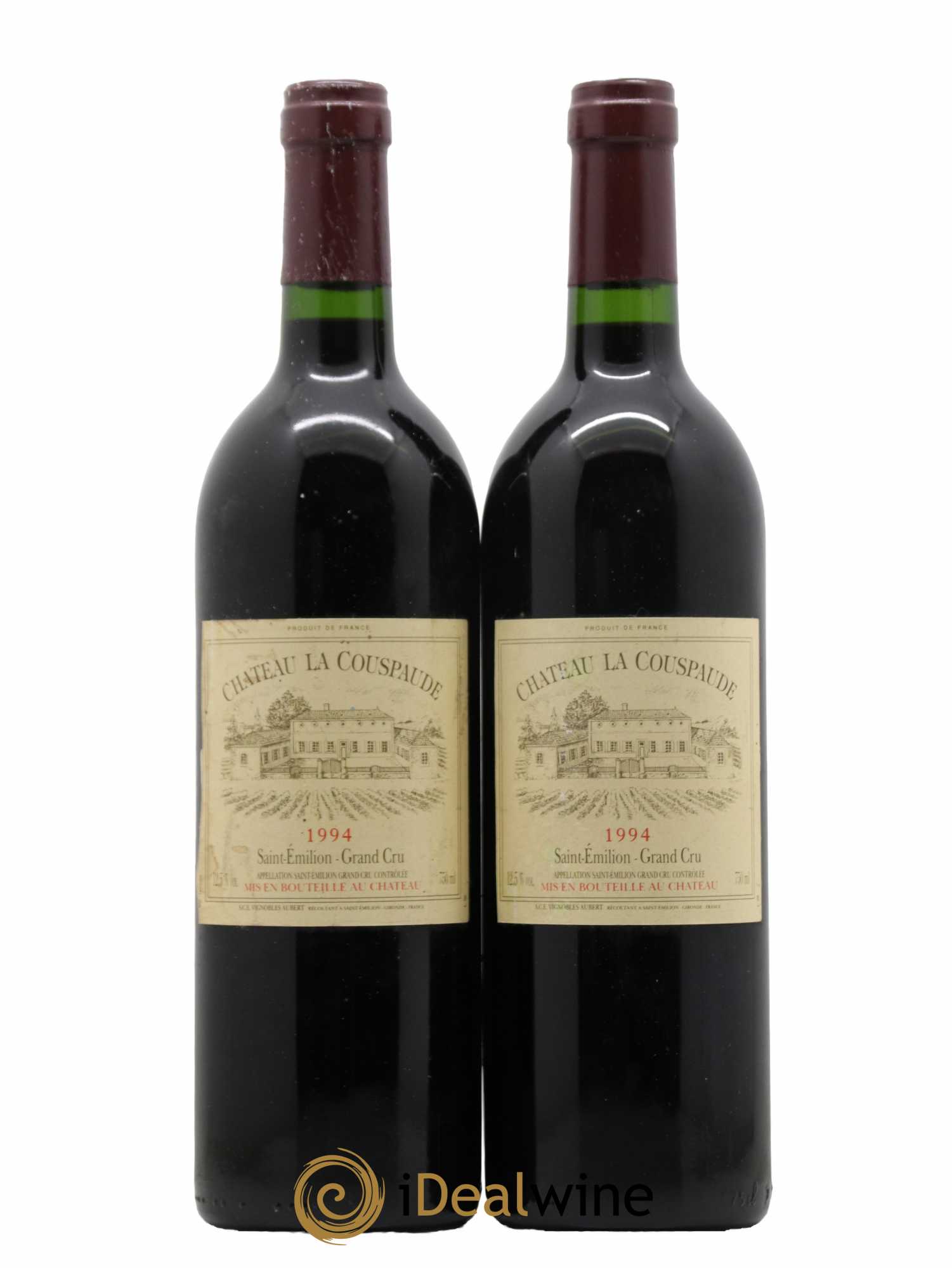 Château la Couspaude Grand Cru Classé 1994 - Lot de 2 bouteilles - 0