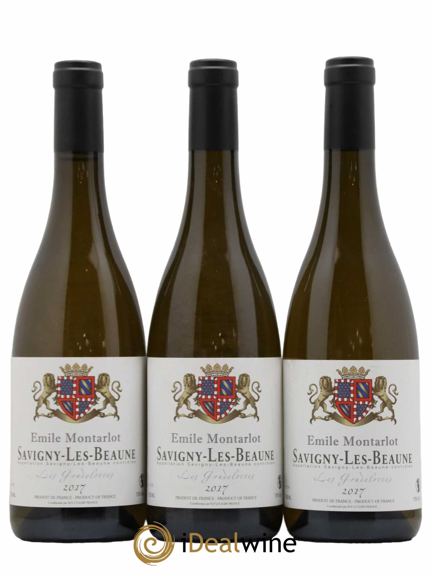 Savigny-lès-Beaune Les Goudelottes Emile Montarlot 2017 - Lot de 3 bouteilles - 0