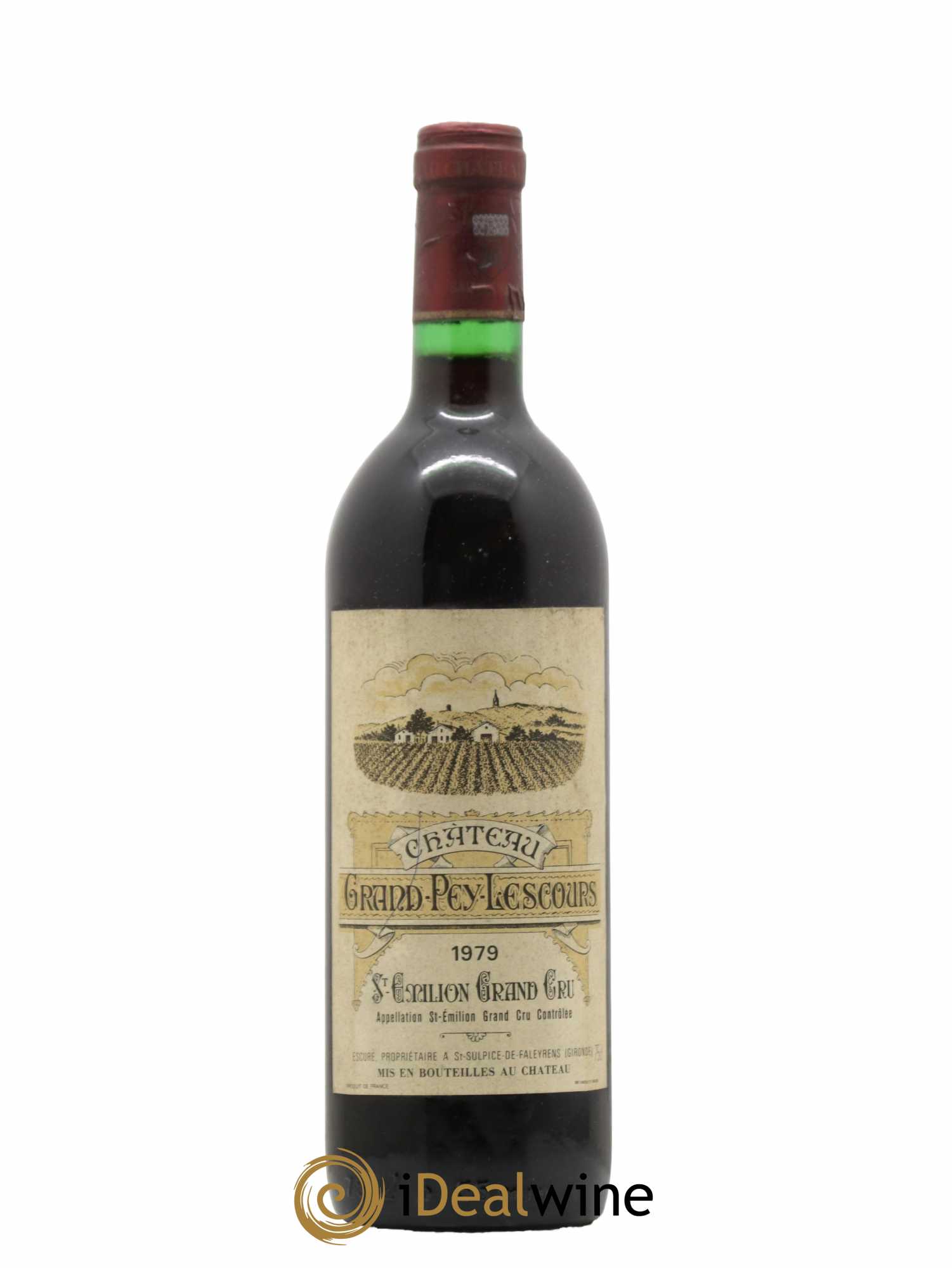 Saint-Émilion Grand Cru Château Grand Pey Lescours 1979 - Lot de 1 bouteille - 0