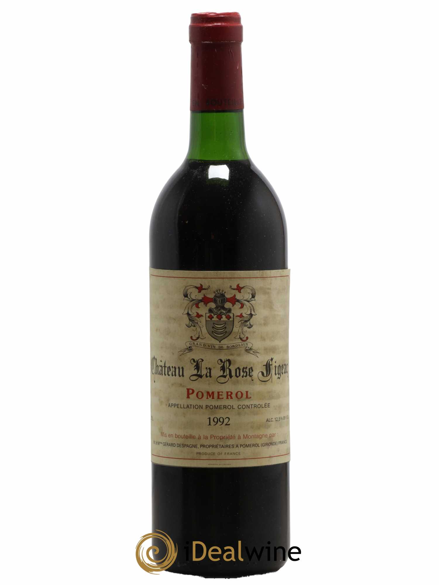 Château la Rose Figeac 1992 - Lot de 1 bouteille - 0