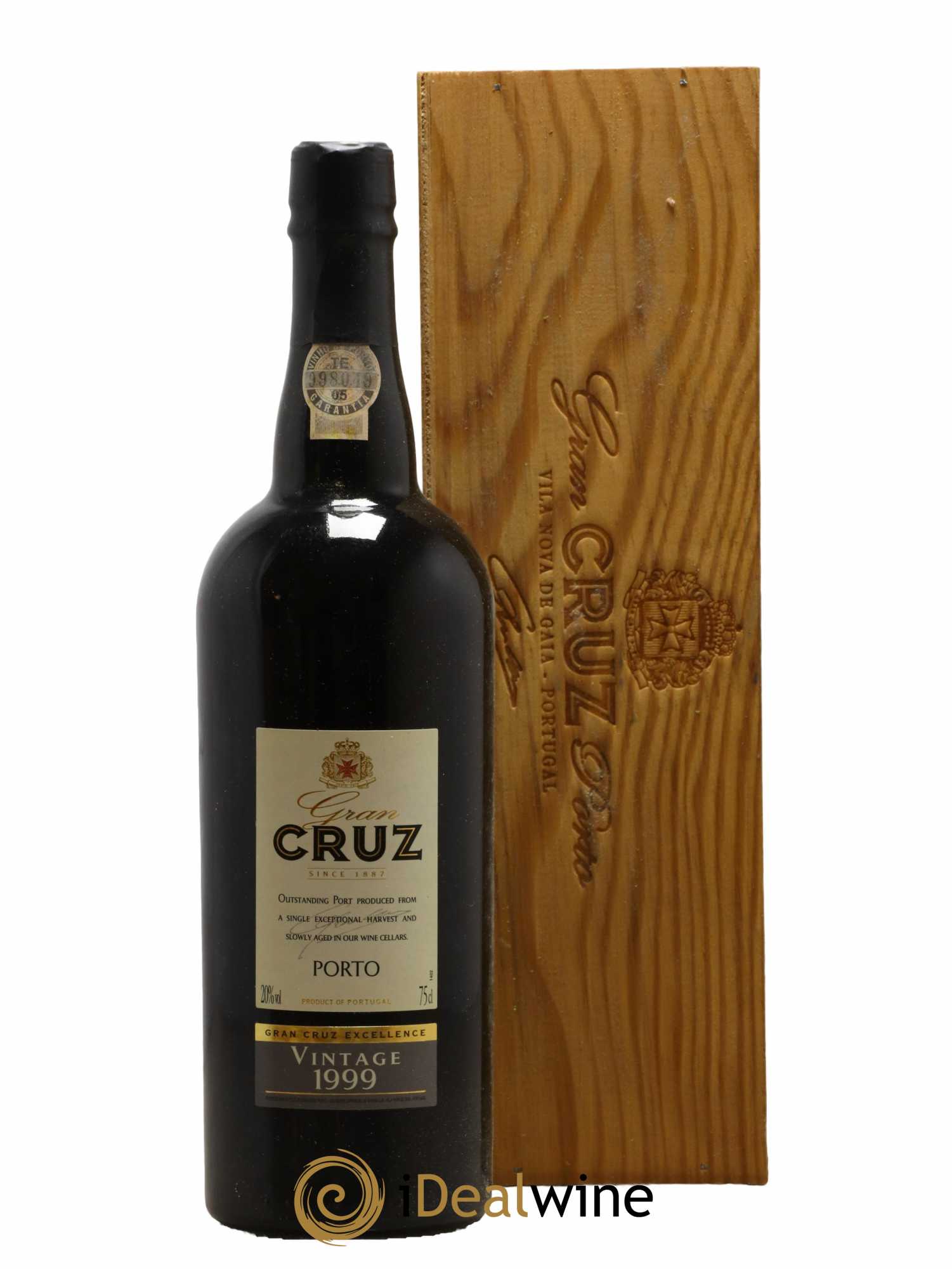 Porto Gran Cruz Vintage 1999 - Lot de 1 bouteille - 0