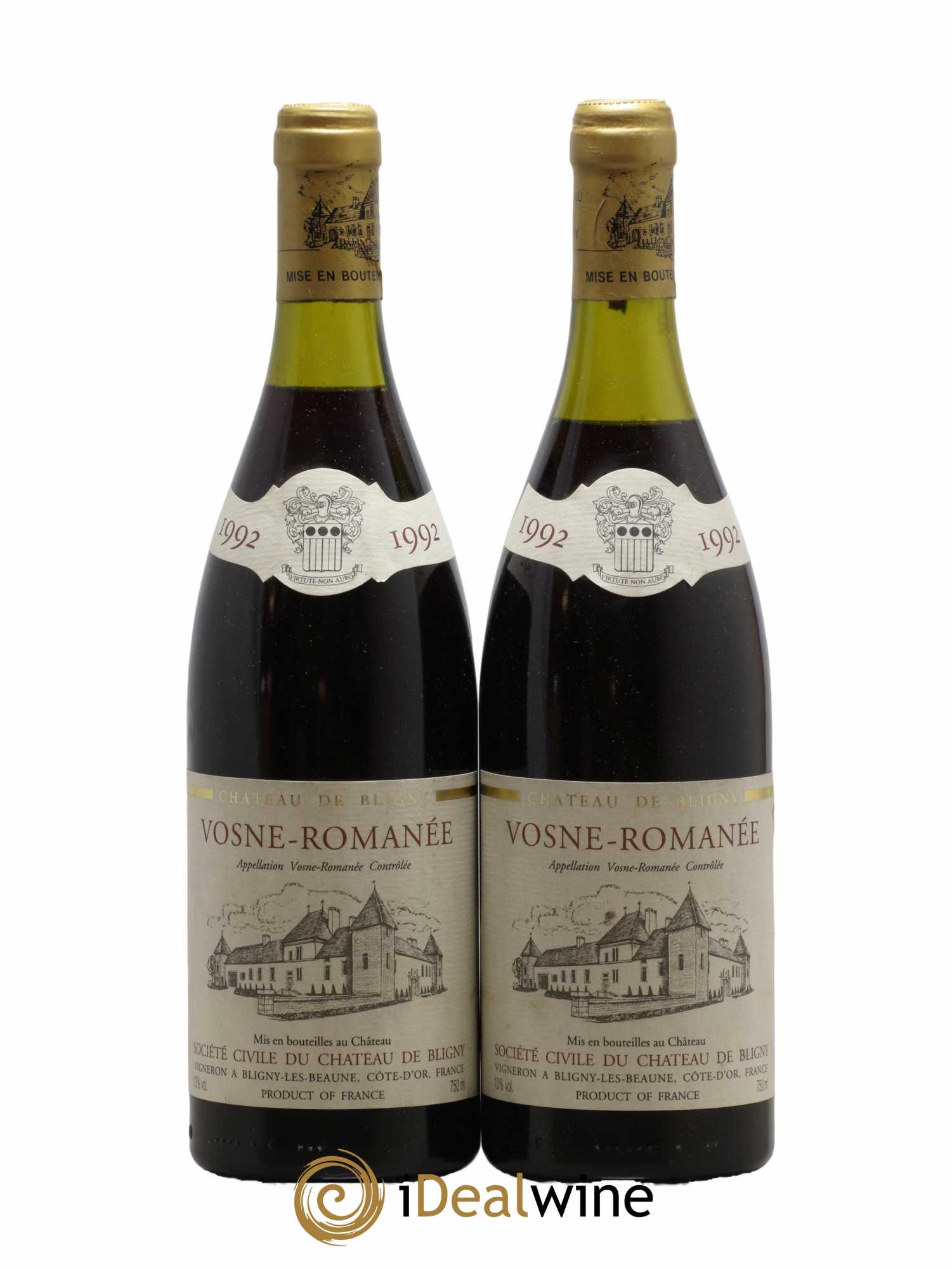 Vosne-Romanée Château de Bligny 1992 - Lot de 2 bouteilles - 0