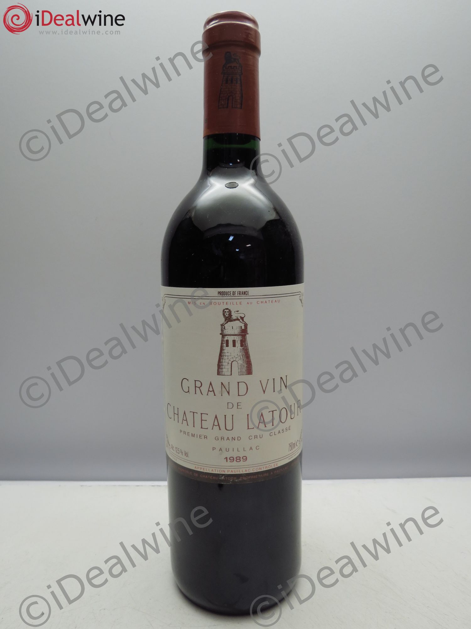 Château Latour 1er Grand Cru Classé 1989 - Lot de 1 bouteille - 0