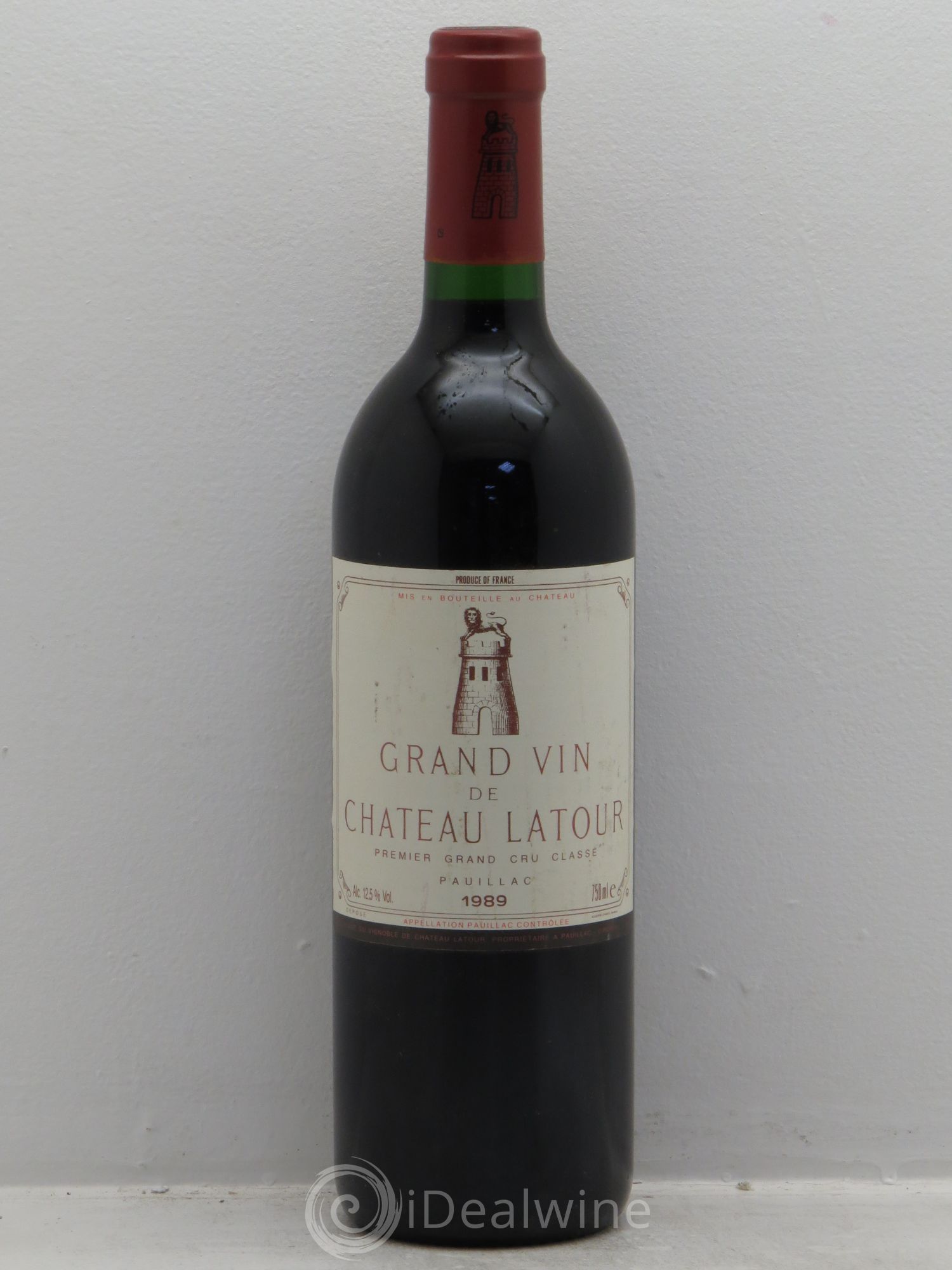 Château Latour 1er Grand Cru Classé 1989 - Lot de 1 bouteille - 0