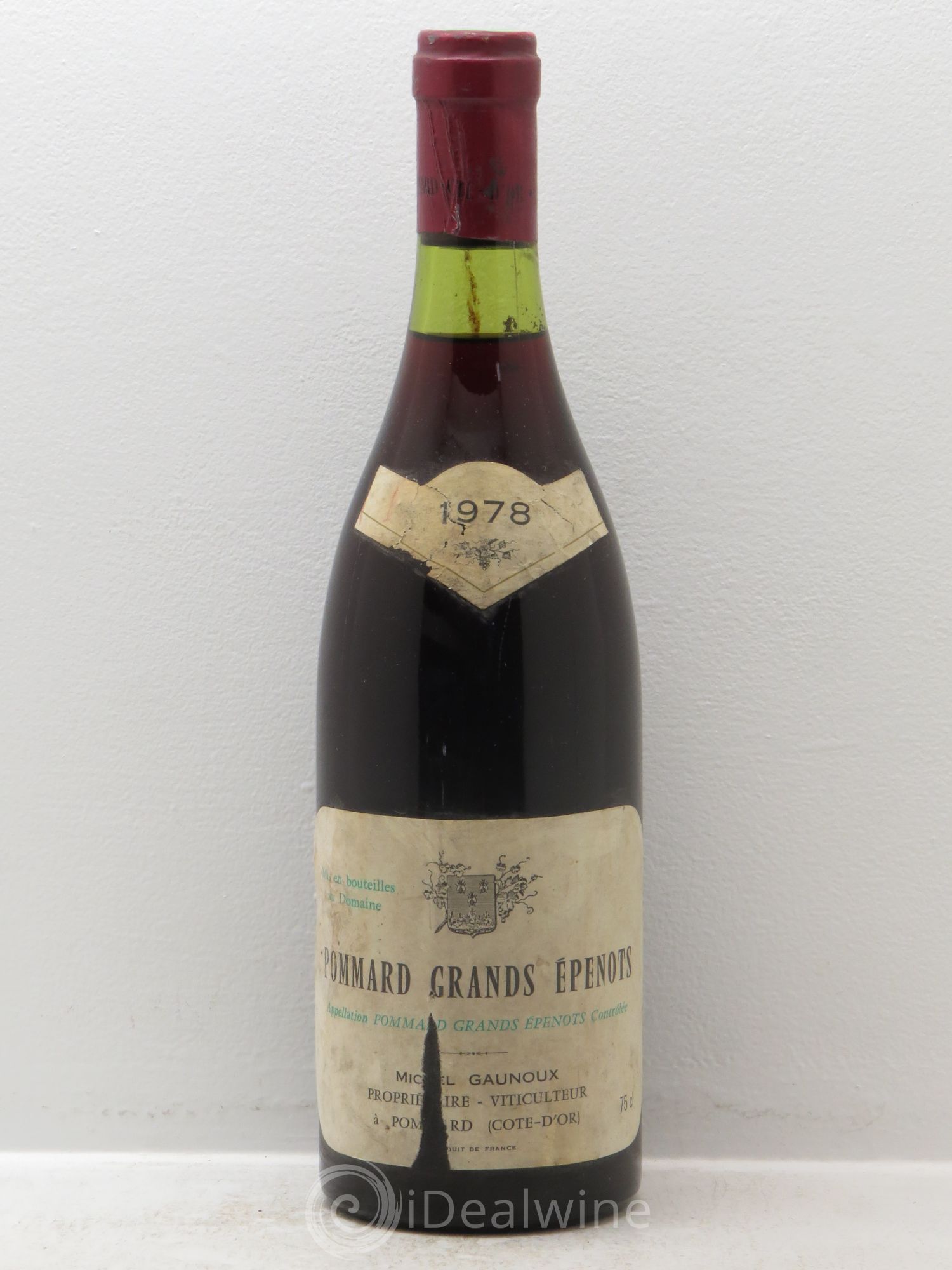 Pommard 1er Cru Grands Epenots Michel Gaunoux 1978 - Lot de 1 bouteille - 0