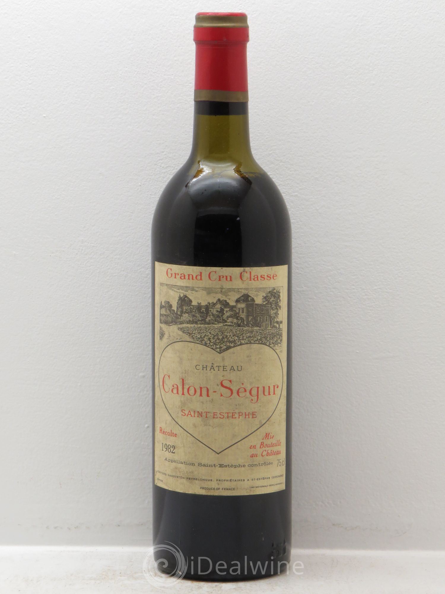 Château Calon Ségur 3ème Grand Cru Classé 1982 - Lot de 1 bouteille - 0