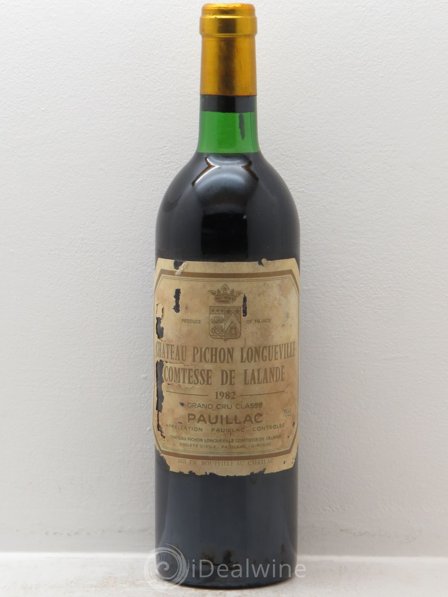 Château Pichon Longueville Comtesse de Lalande 2ème Grand Cru Classé 1982 - Lot de 1 bouteille - 0