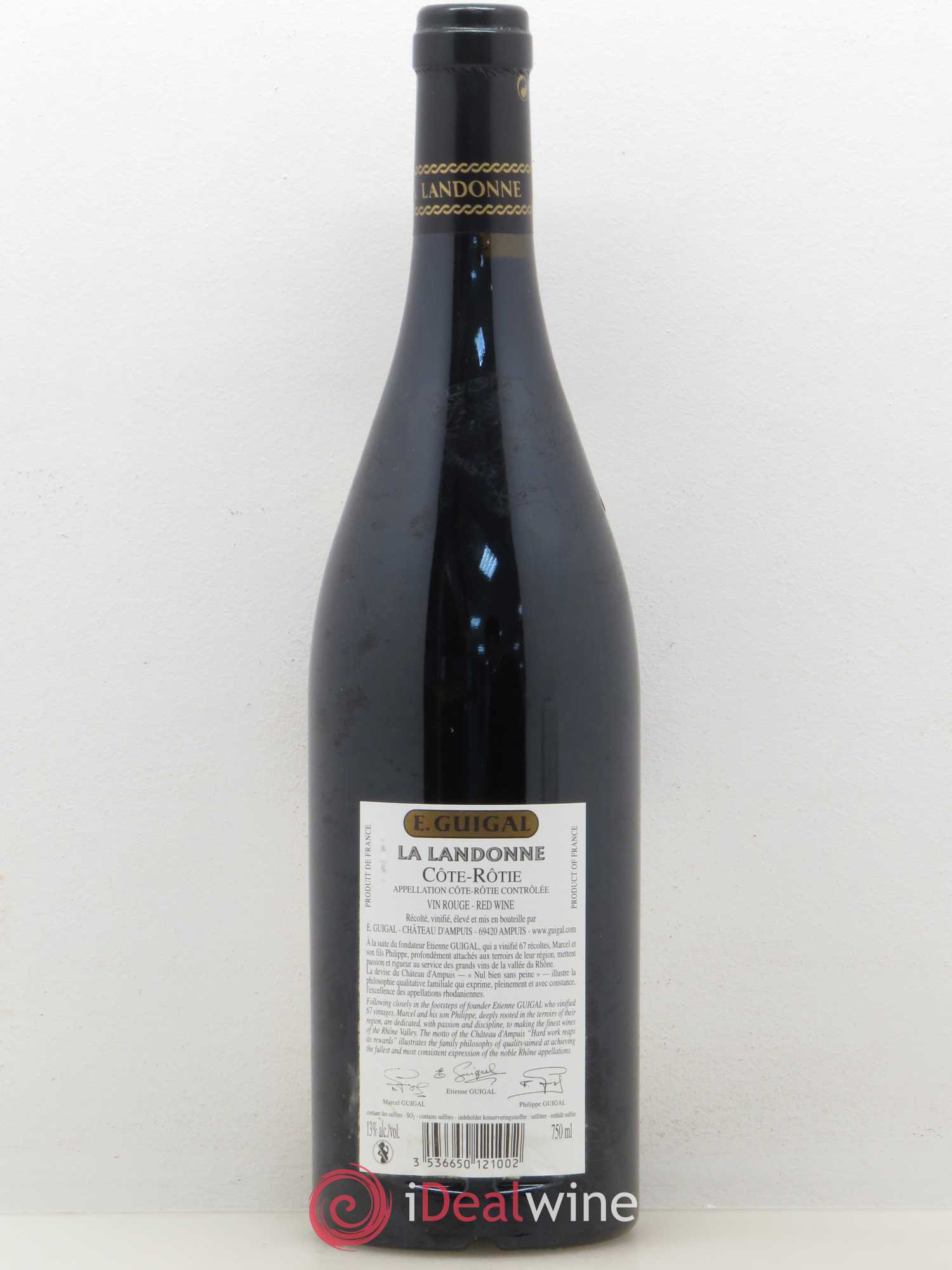 Côte-Rôtie La Landonne Guigal 2005 - Lot de 1 bouteille - 1