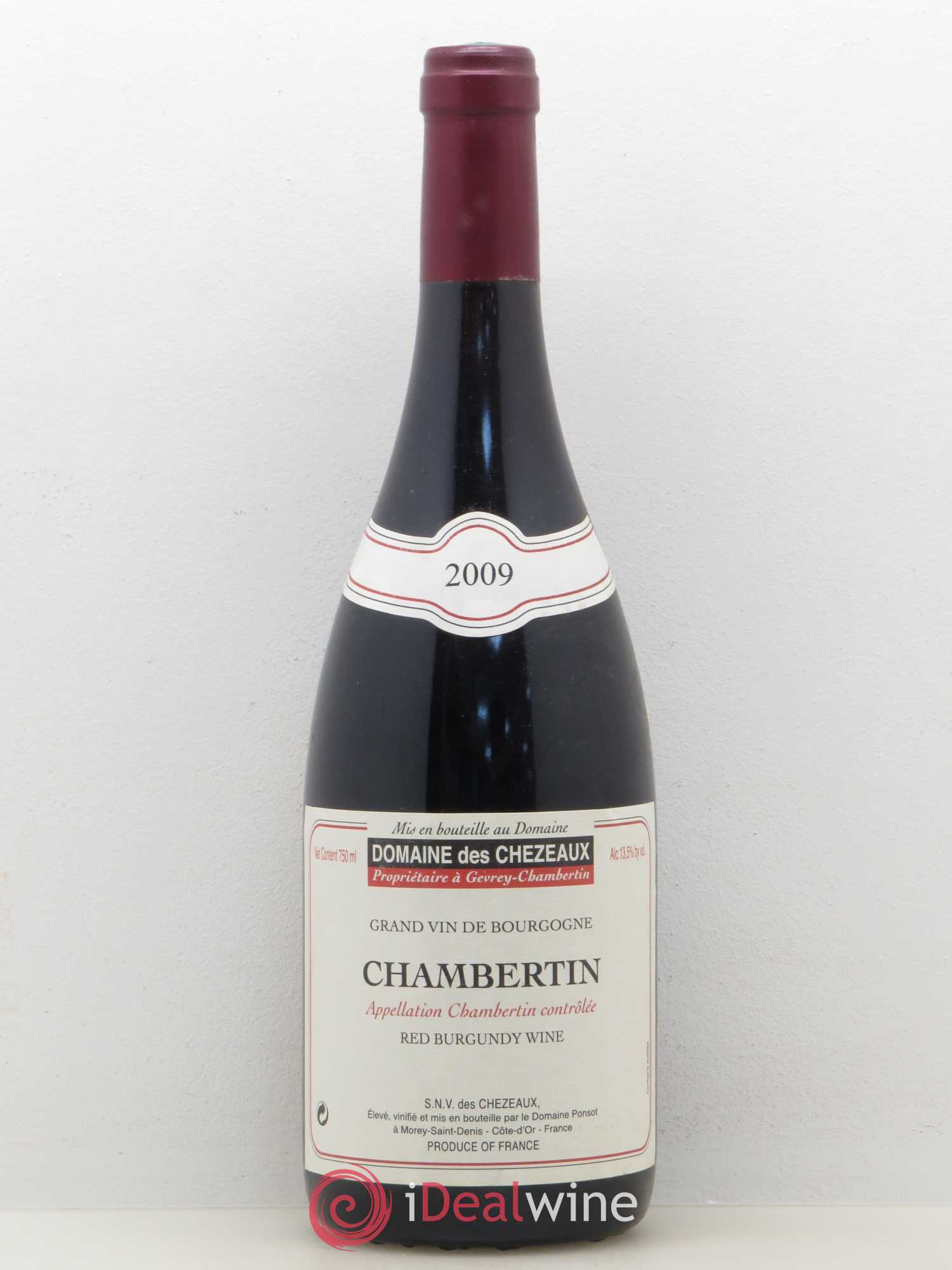 Chambertin Grand Cru Domaine des Chezeaux 2009 - Posten von 1 Flasche - 0