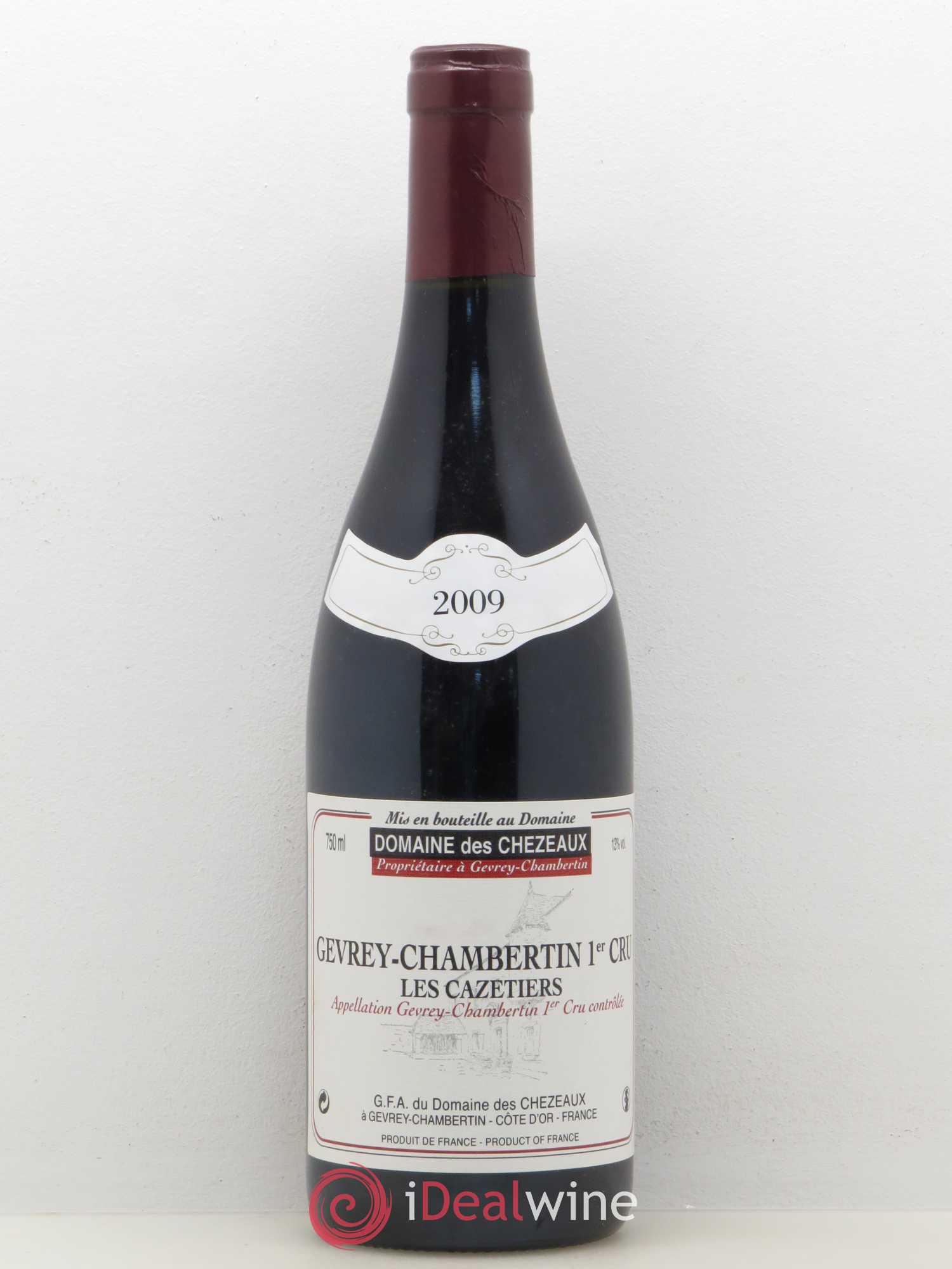 Gevrey-Chambertin 1er Cru Les Cazetiers Domaine des Chezeaux 2009 - Posten von 1 Flasche - 0
