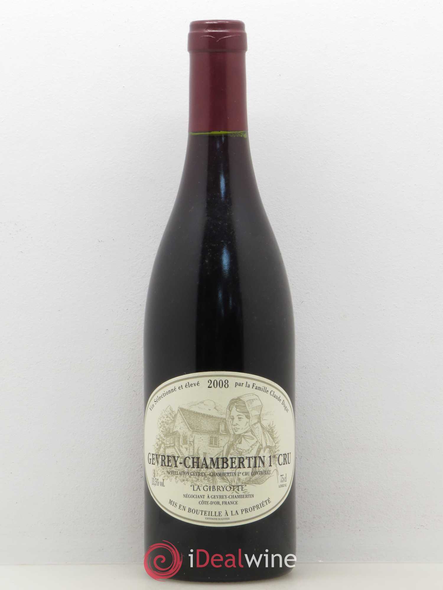 Gevrey-Chambertin 1er Cru La Gibryotte Claude Dugat 2008 - Posten von 1 Flasche - 0