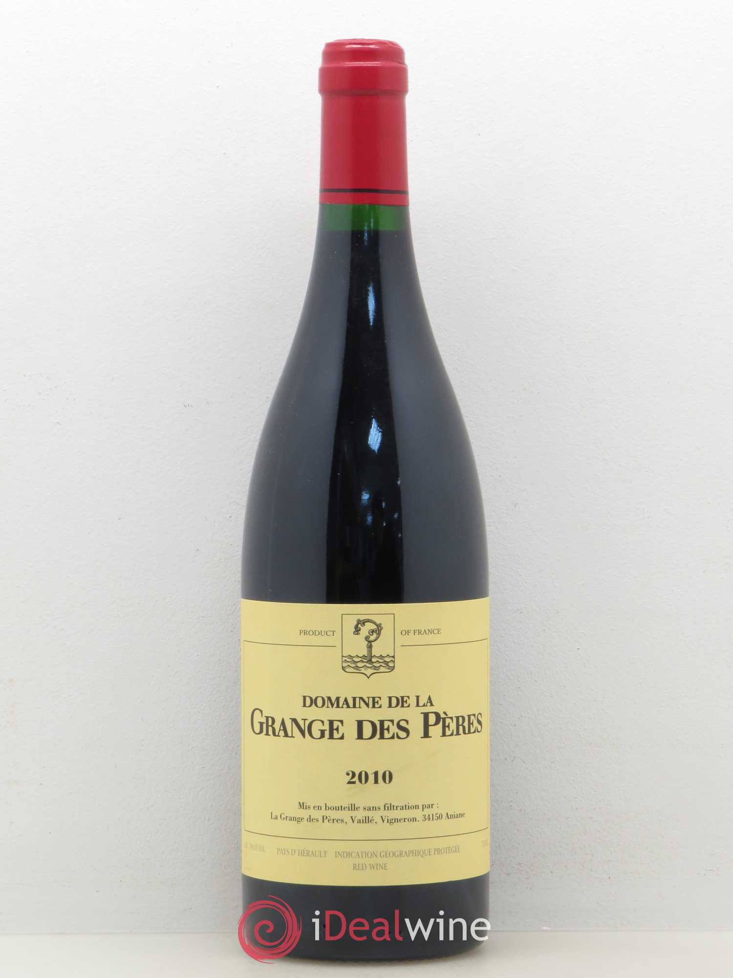 Pays d'Hérault Grange des Pères Laurent Vaillé 2010 - Lot de 1 bouteille - 0
