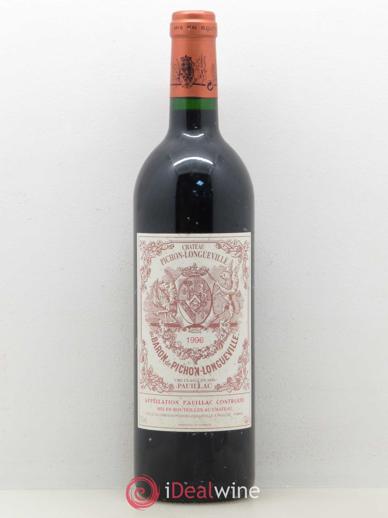 Pichon Longueville Baron 2ème Grand Cru Classé 1996 - Lot de 1 bouteille - 0