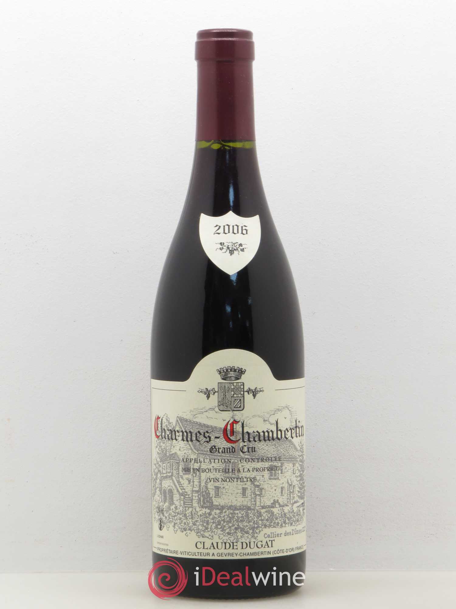Charmes-Chambertin Grand Cru Claude Dugat 2006 - Lot de 1 bouteille - 0